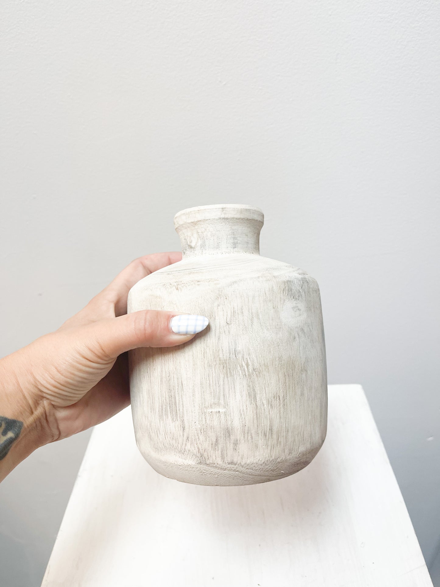 Medium Wooden vase