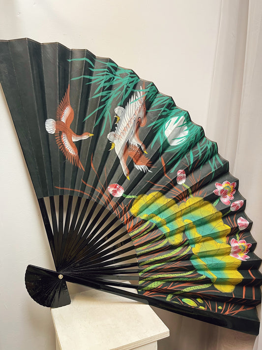 Large decorative Asian fan #2