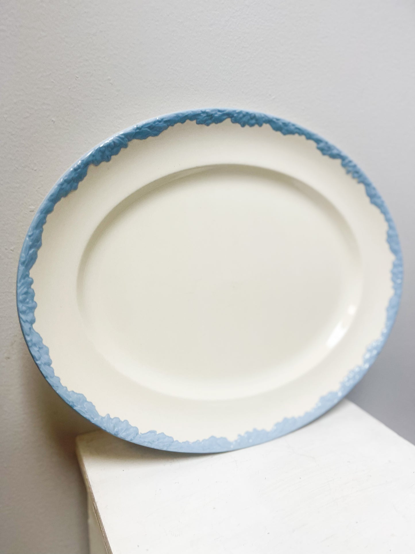 Blue & White Turkey Platter - English Oak