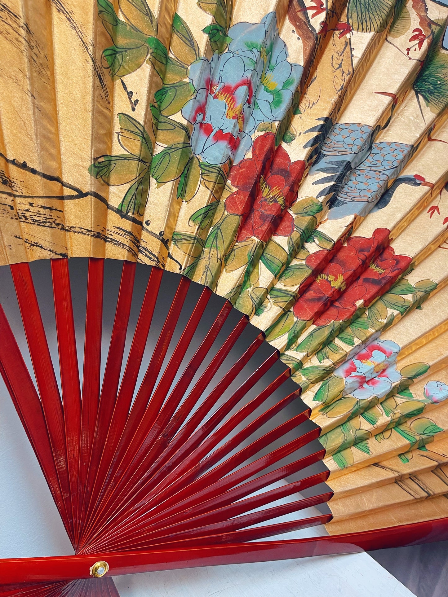 Large Decorative Asian Fan #1