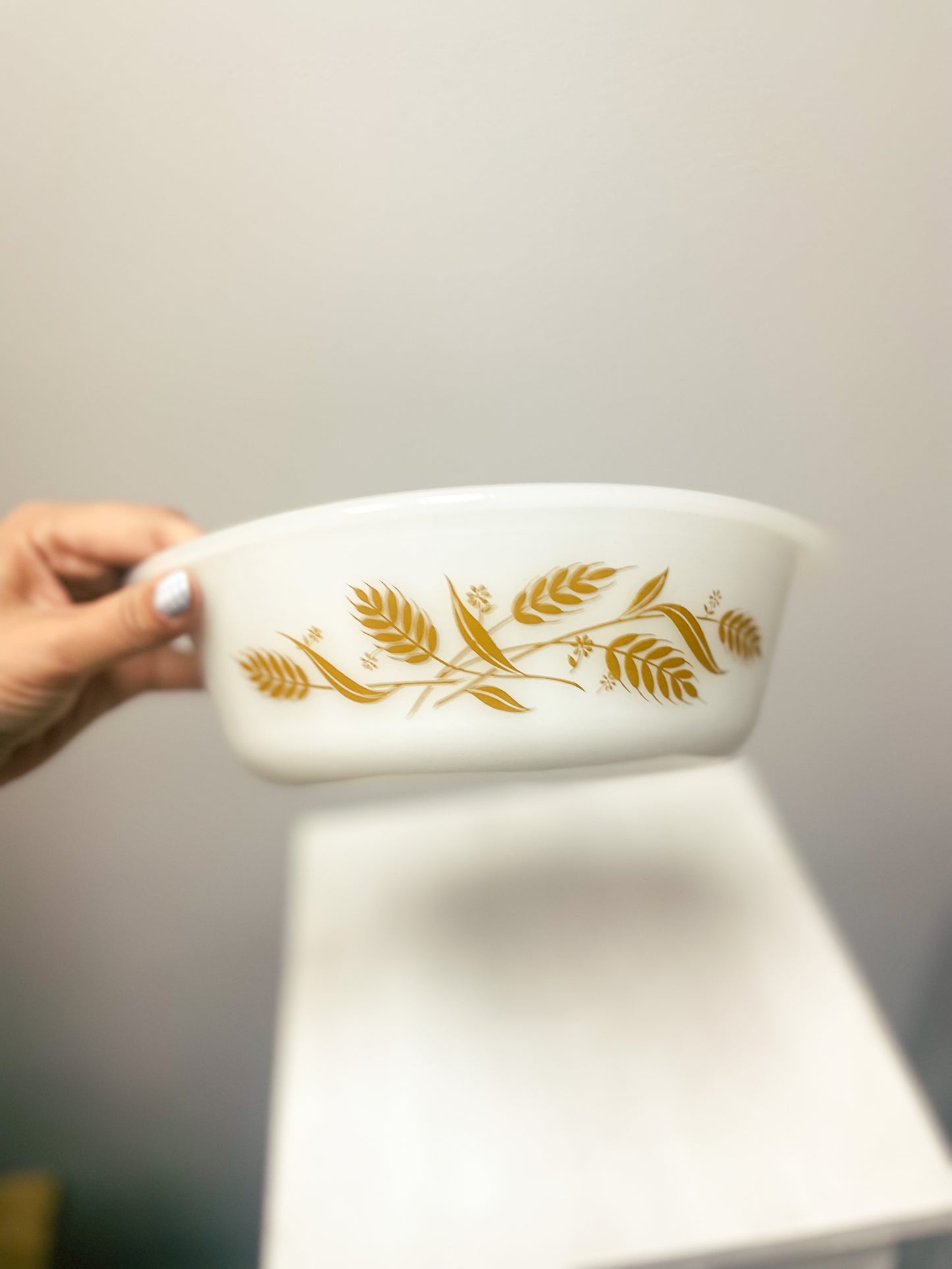 Wheat Pattern Casserole Dish