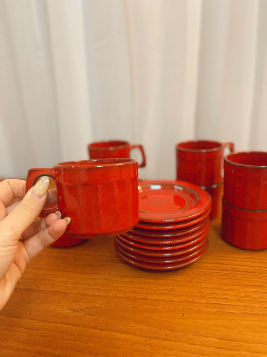 Set of 16 Mid Century Ceremano West Germany