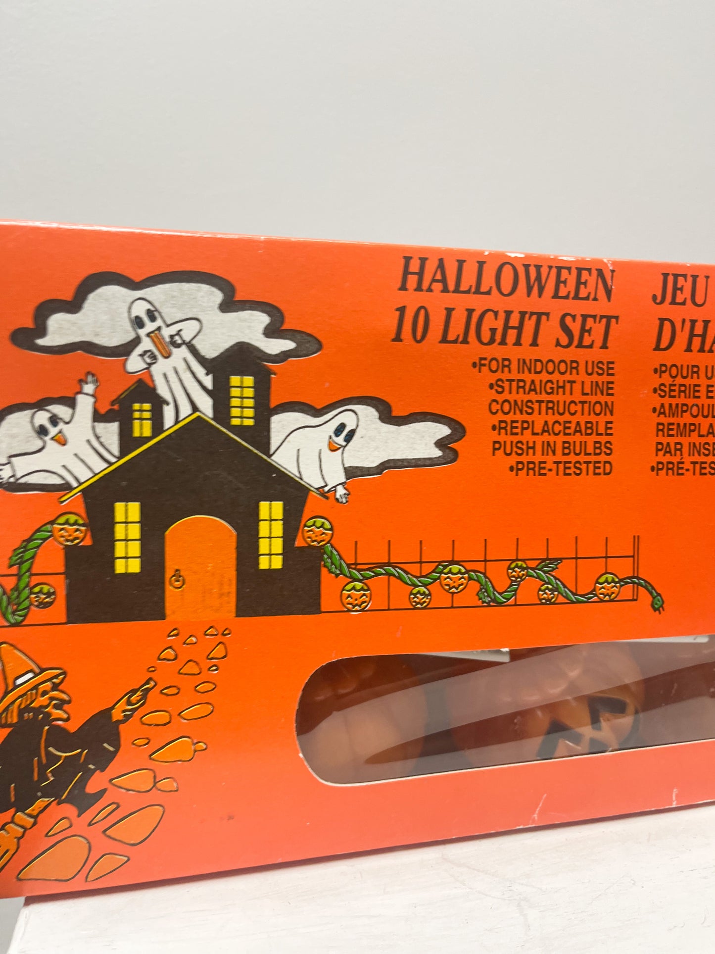 Vintage Halloween Light Set in box