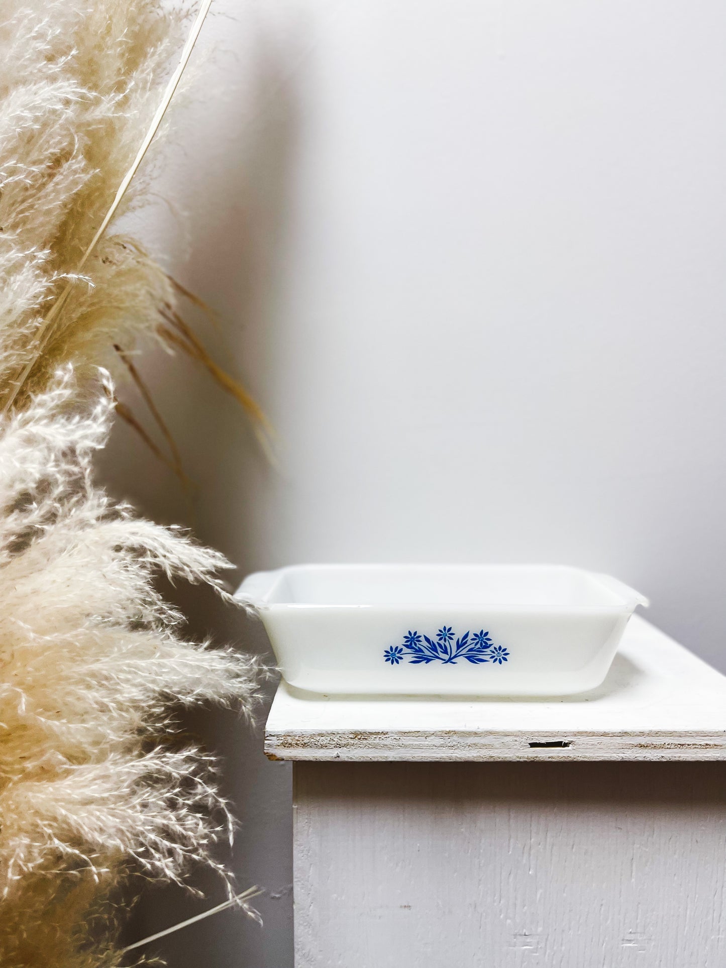 Fire King Blue & White Casserole dish