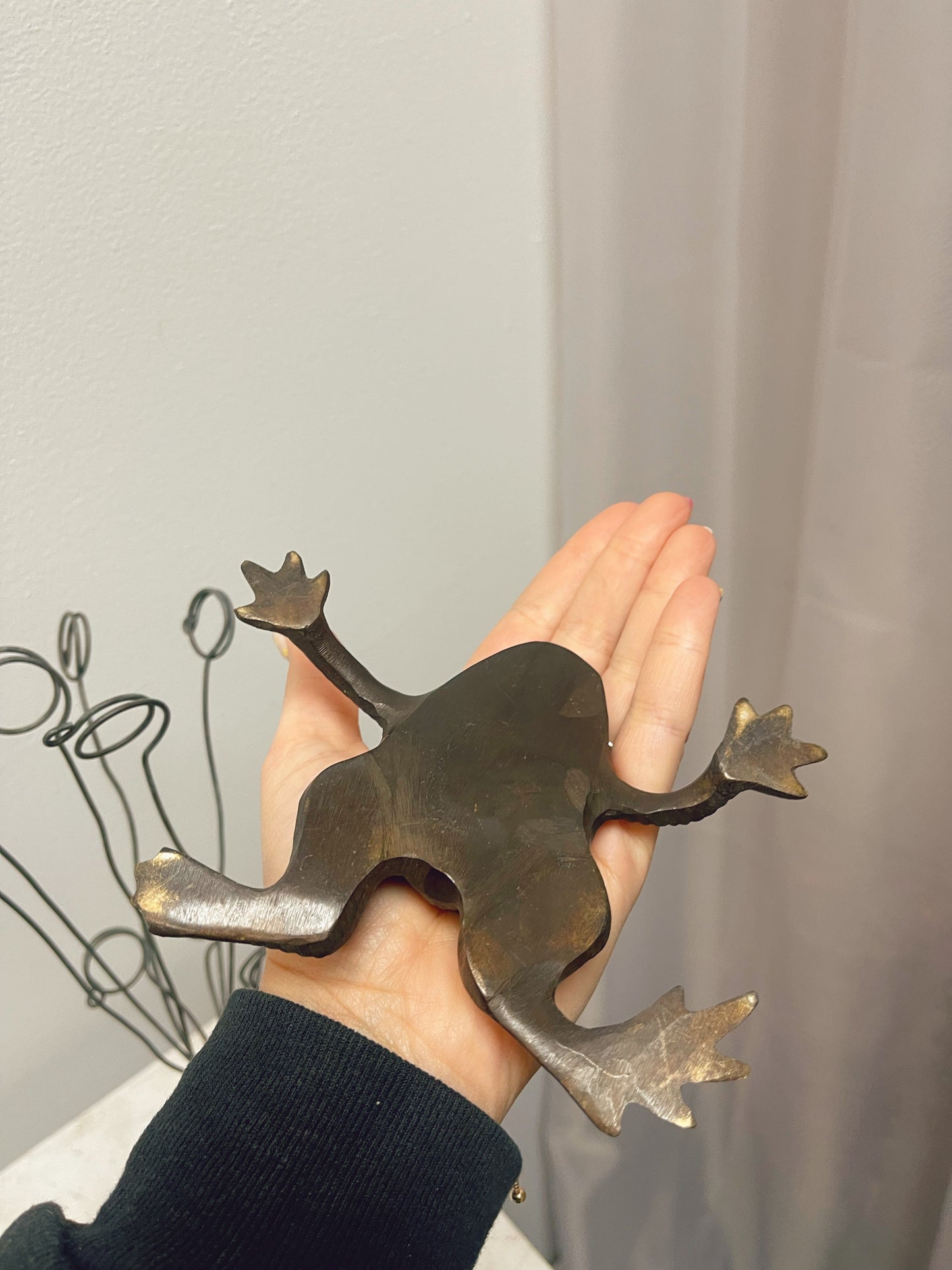 Metal Frog decor #2