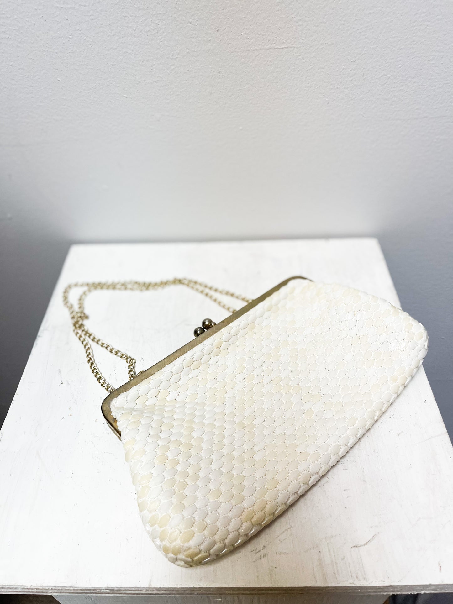 Cream & Gold purse