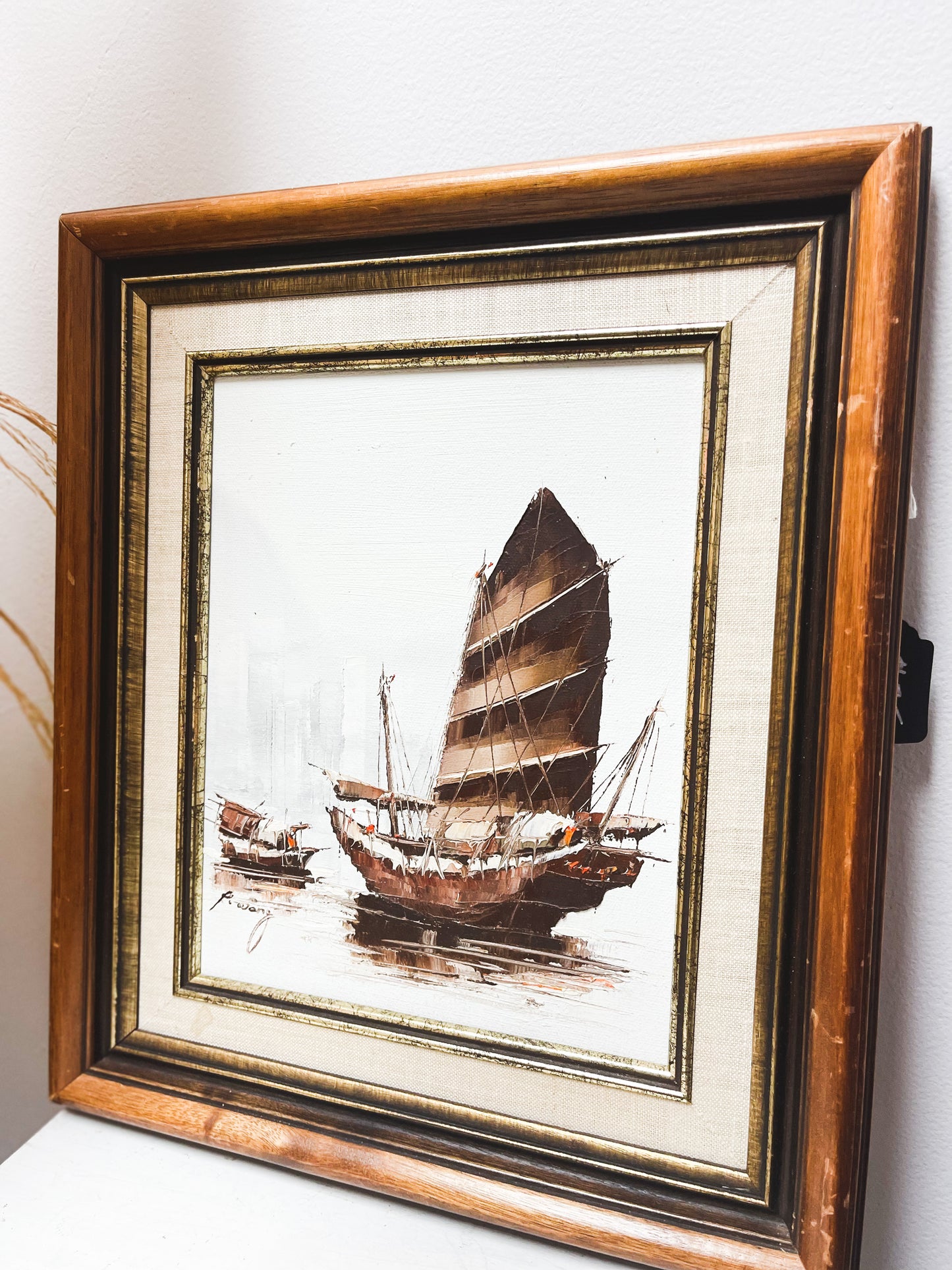 Pirate Ship Oil Painting