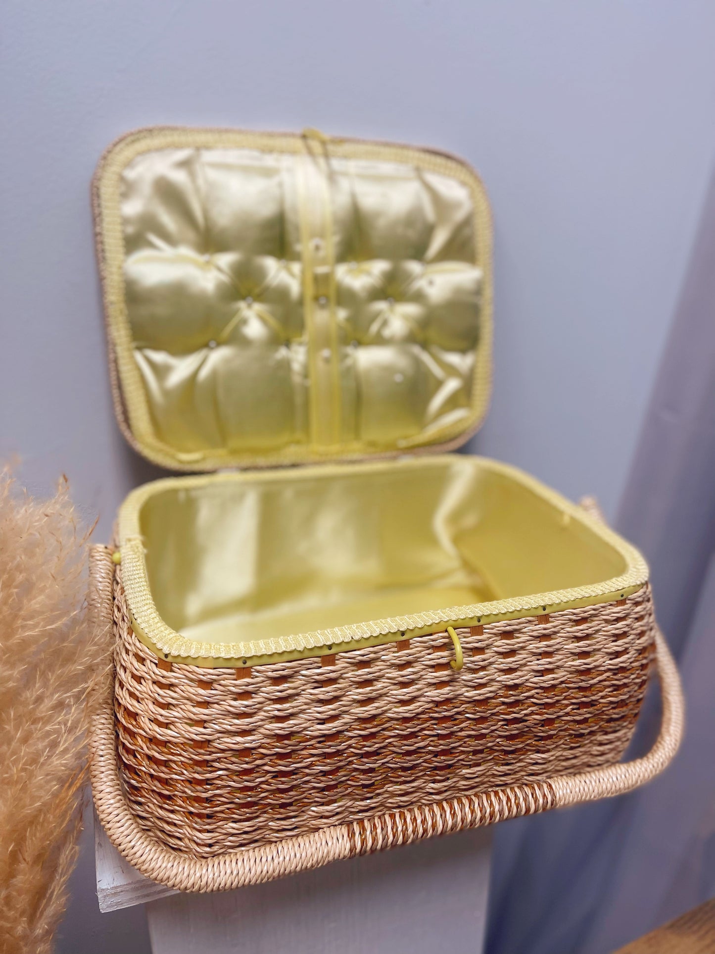 Vintage Sewing  Basket