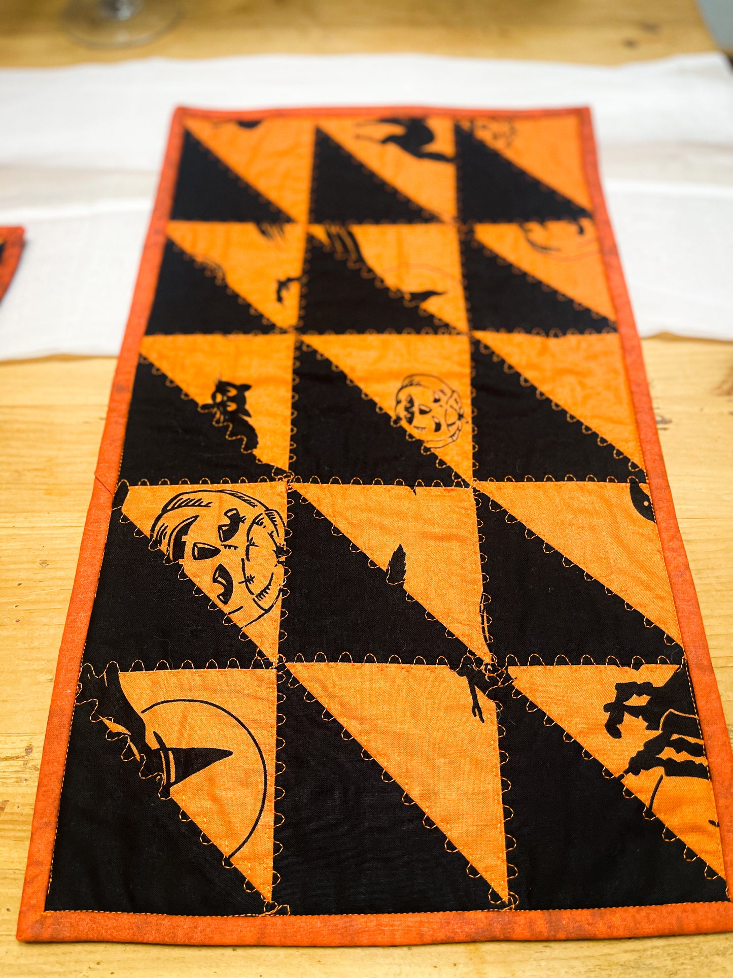 Quilted Large Halloween Trivet