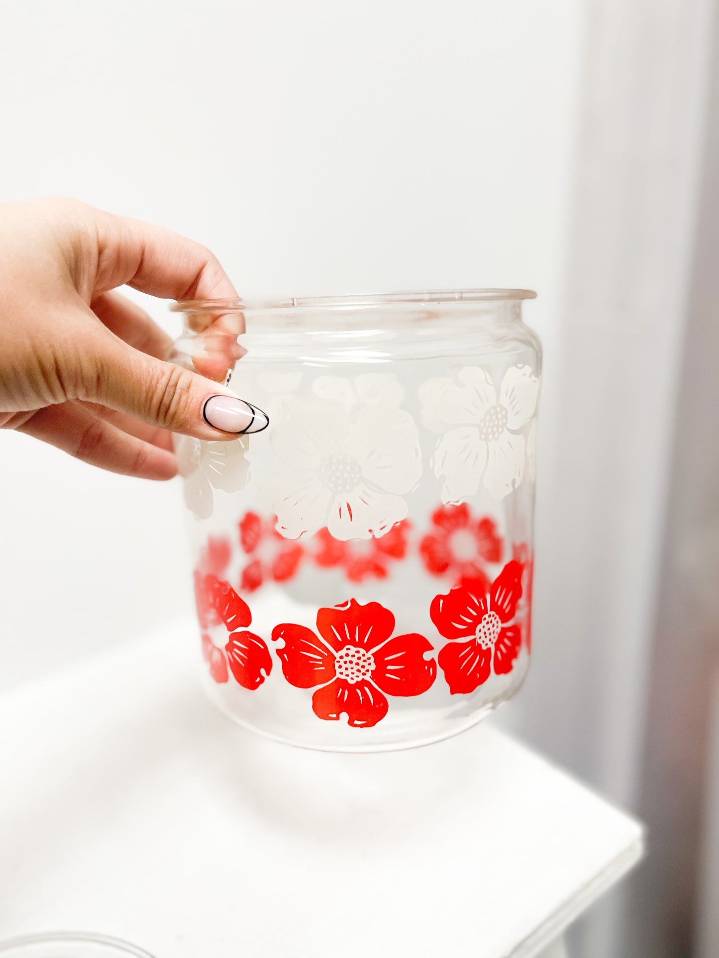 Floral Cookie Jar