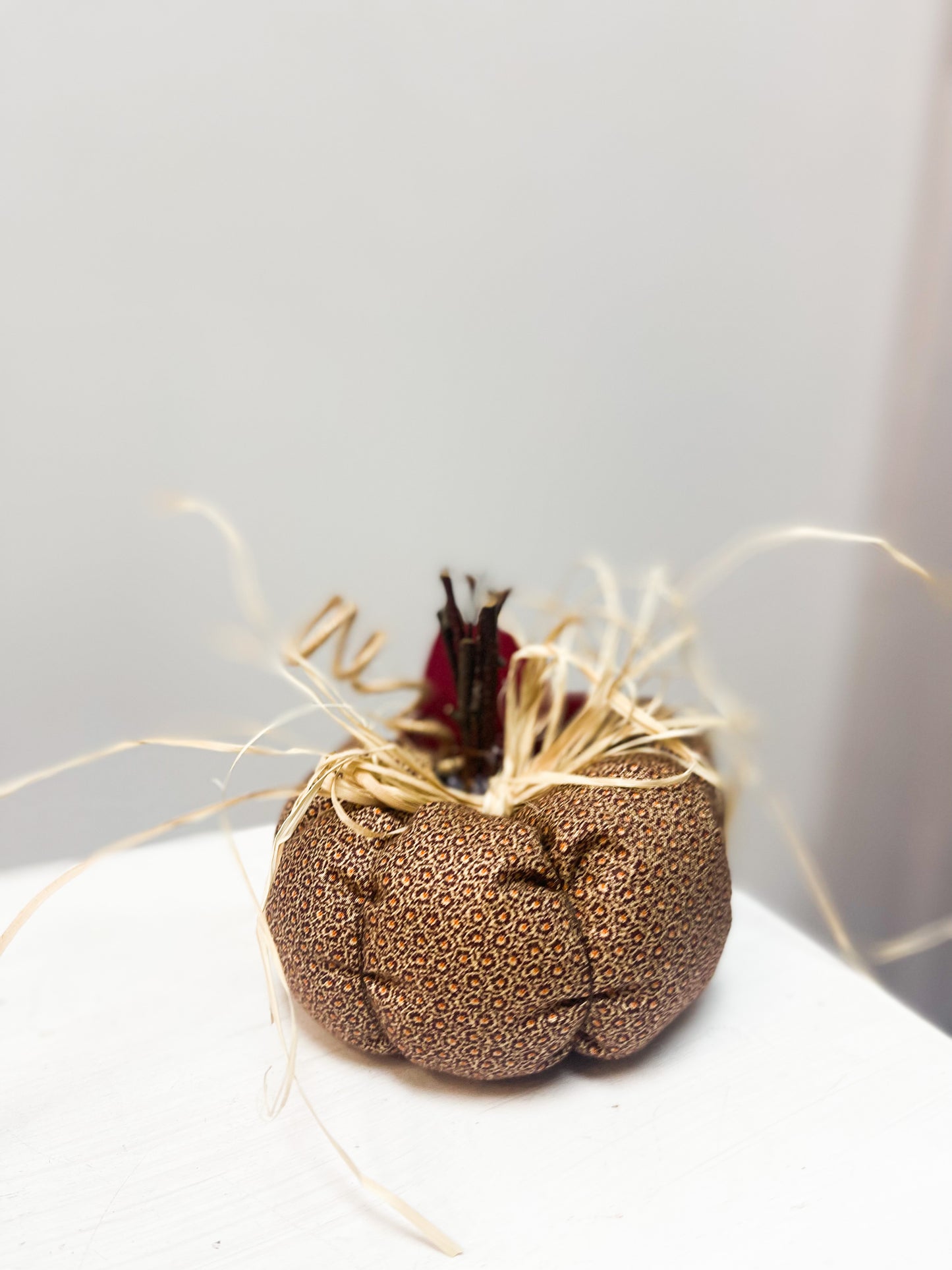 Medium Handmade Fabric Pumpkins