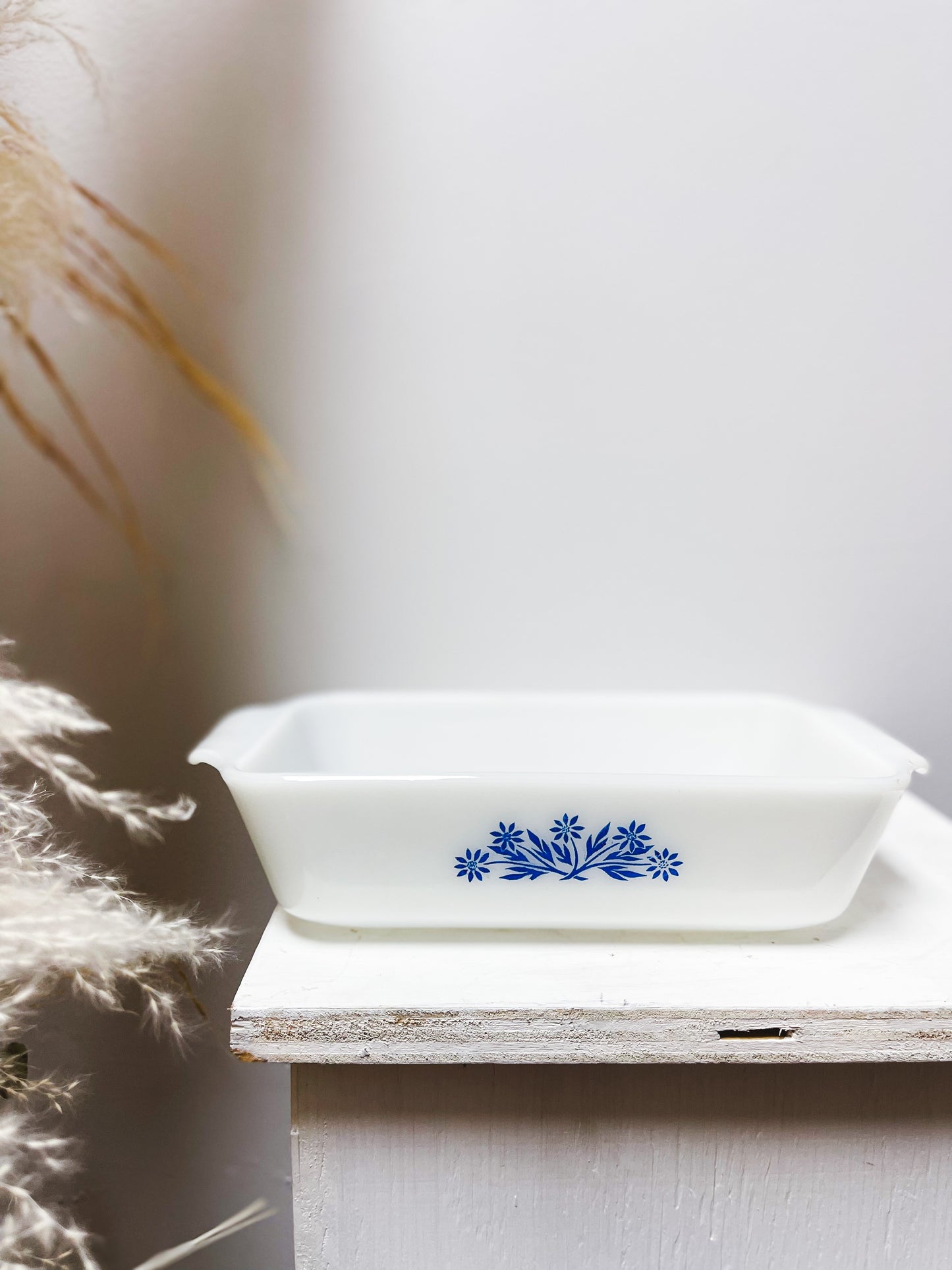 Fire King Blue & White Casserole dish