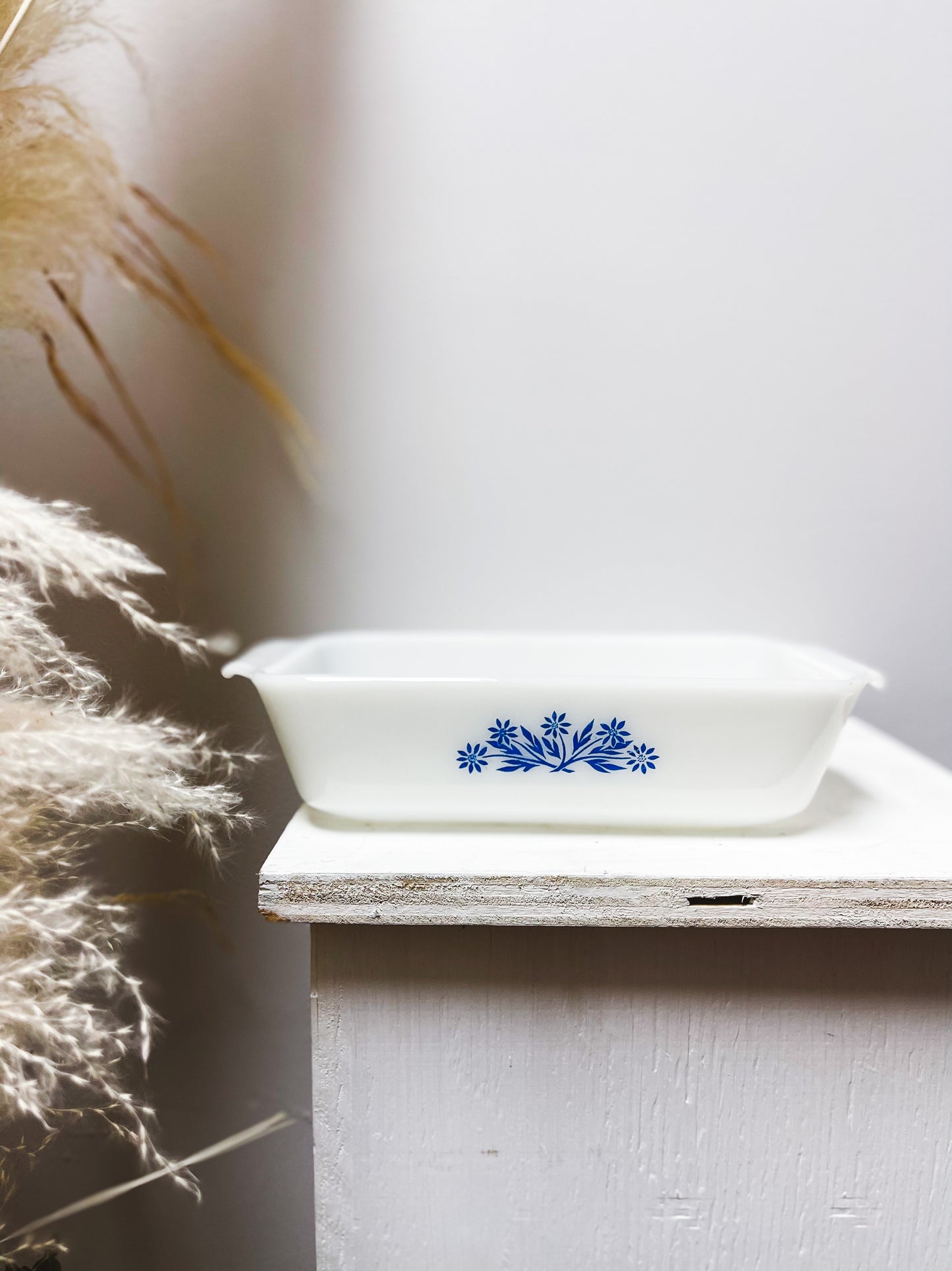 Fire King Blue & White Casserole dish