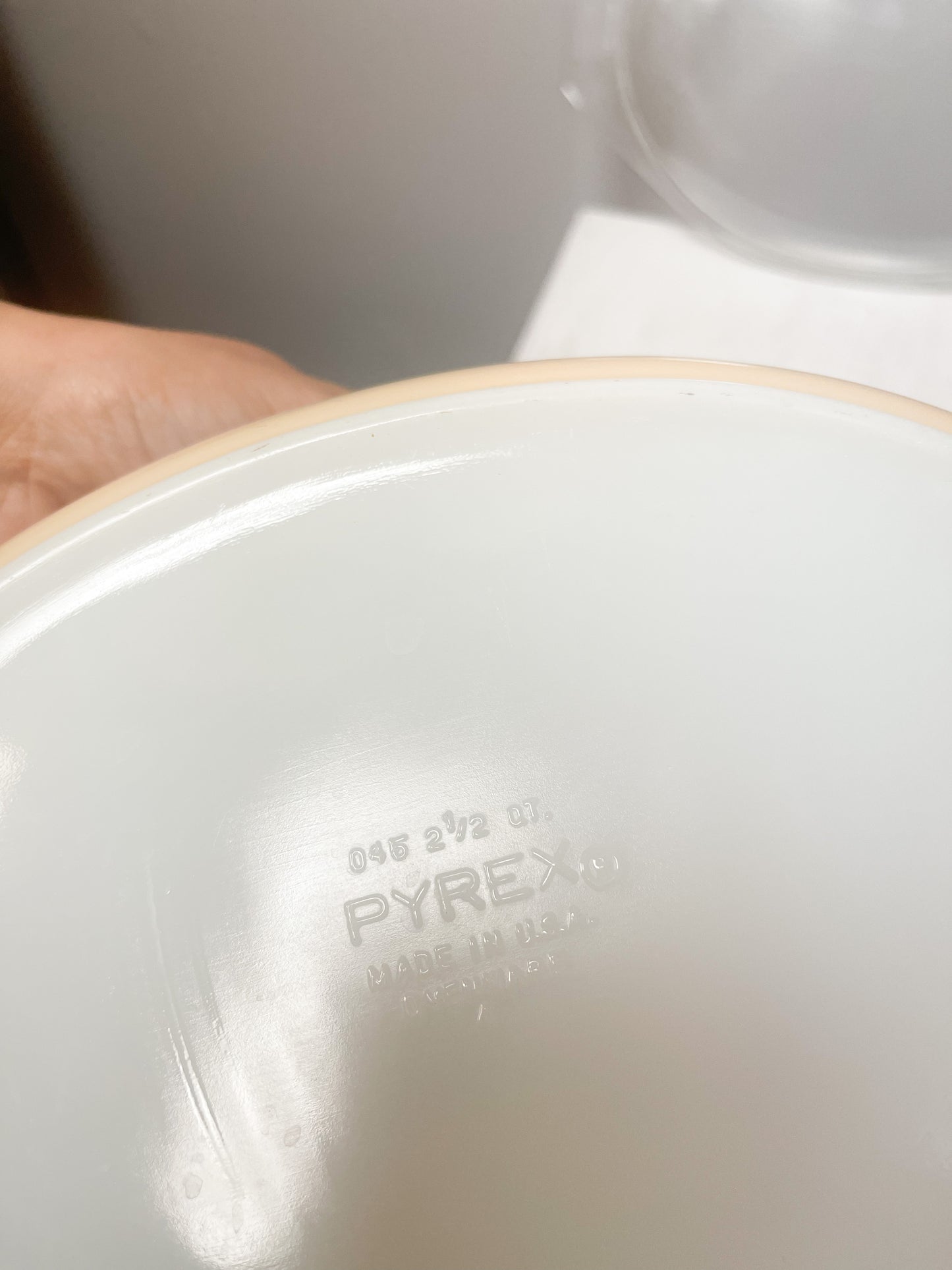 Pyrex Rose Gold Casserole #45