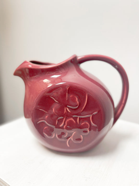 McCoy USA Pottery Jug - Burgundy