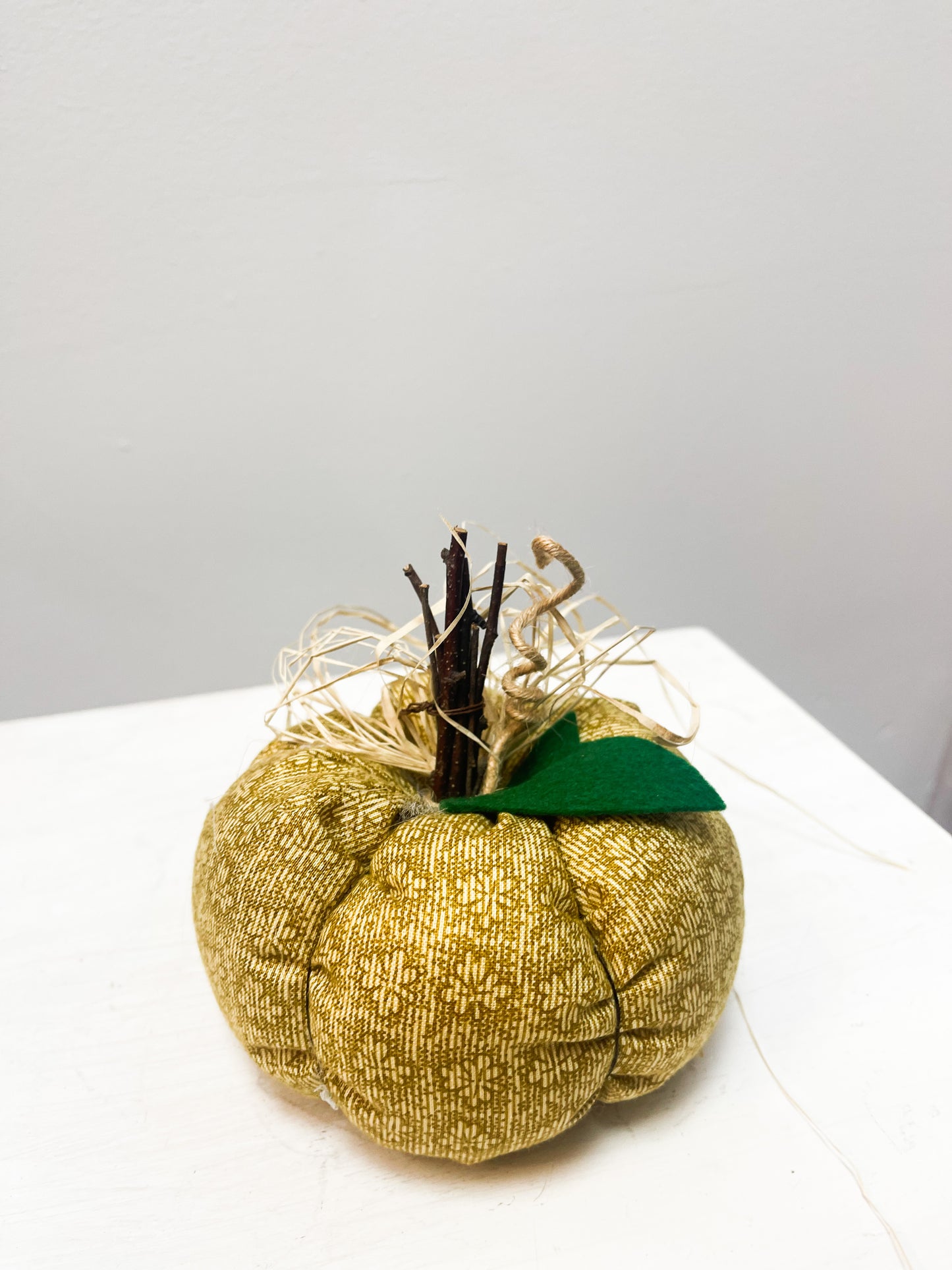 Medium Handmade Fabric Pumpkins