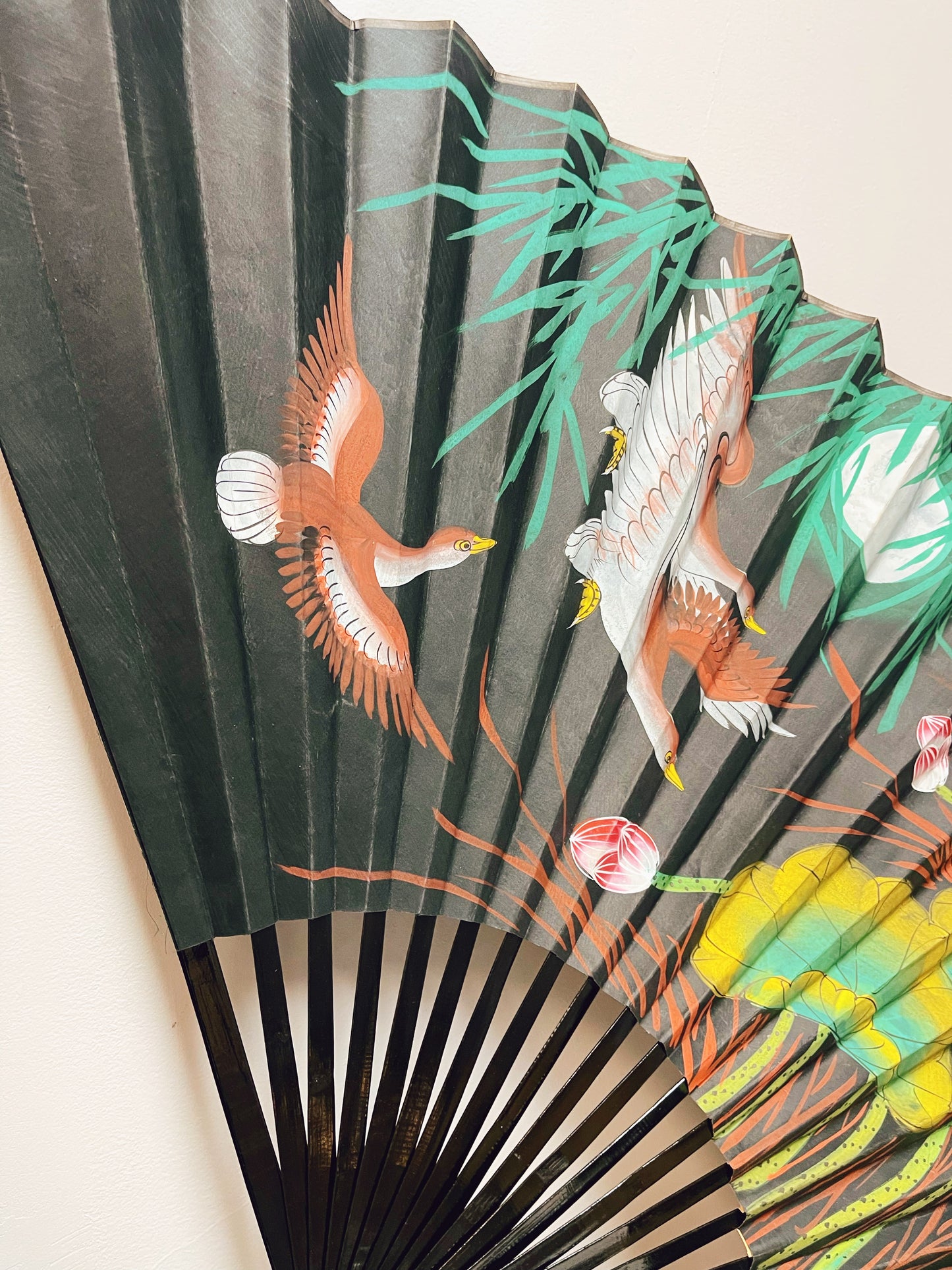 Large decorative Asian fan #2