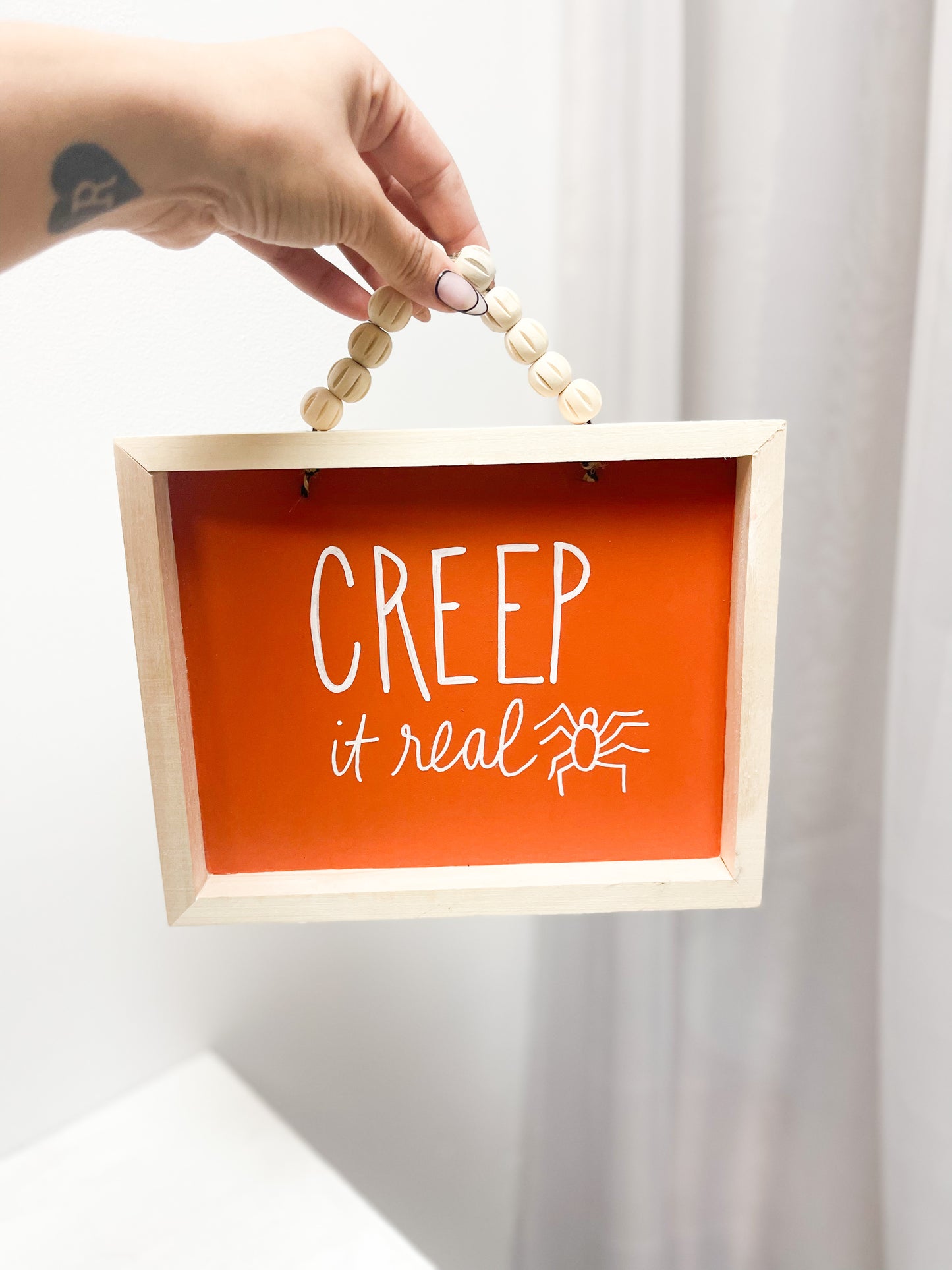 Creep It Real hand painted Sign