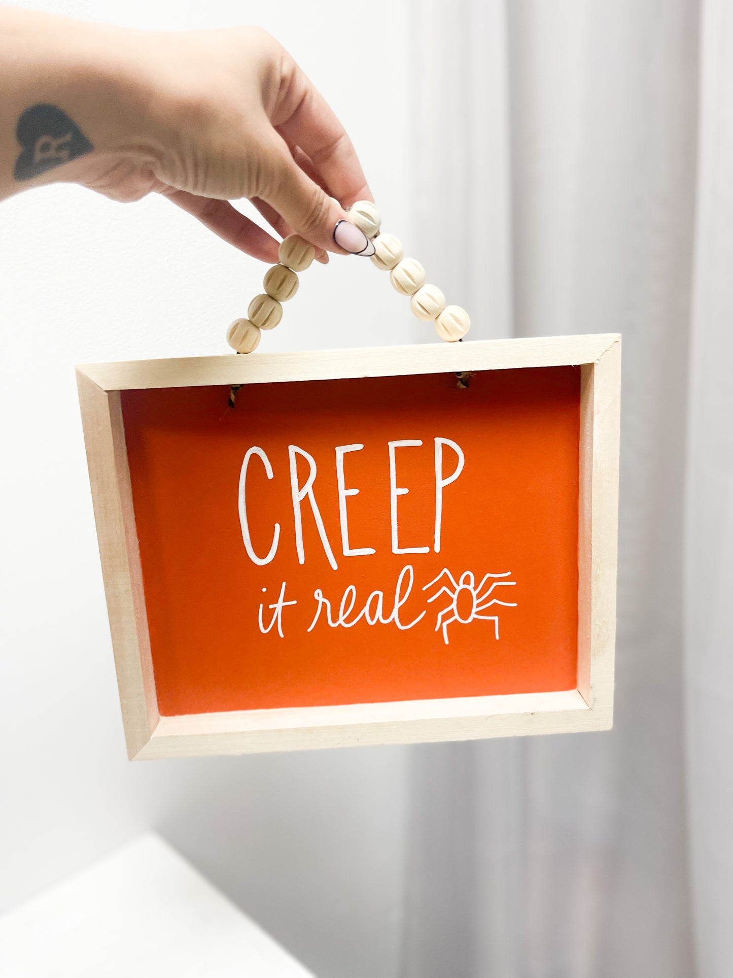 Creep It Real hand painted Sign