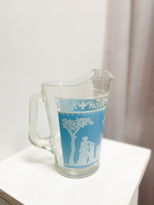 Blue & White Pitcher