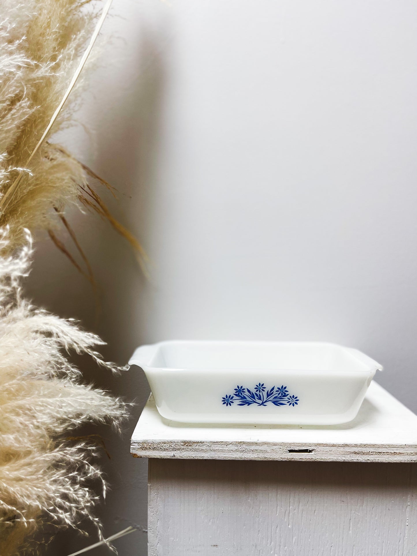 Fire King Blue & White Casserole dish