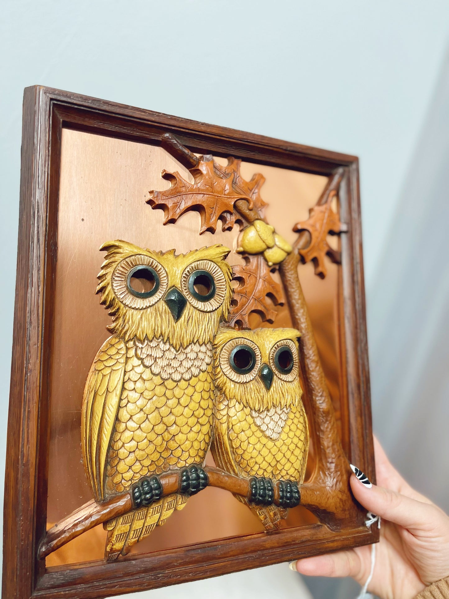 Coppercraft Owls wall art