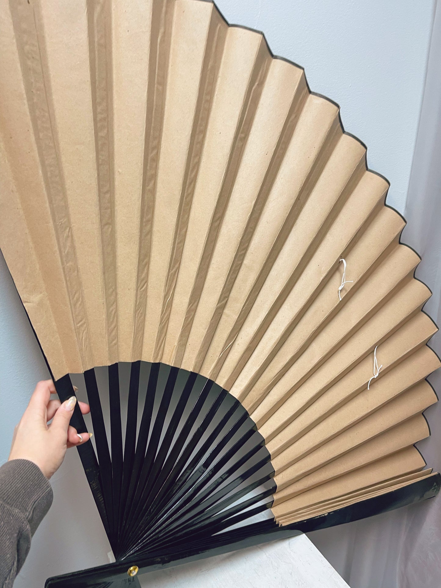 Large decorative Asian fan #2