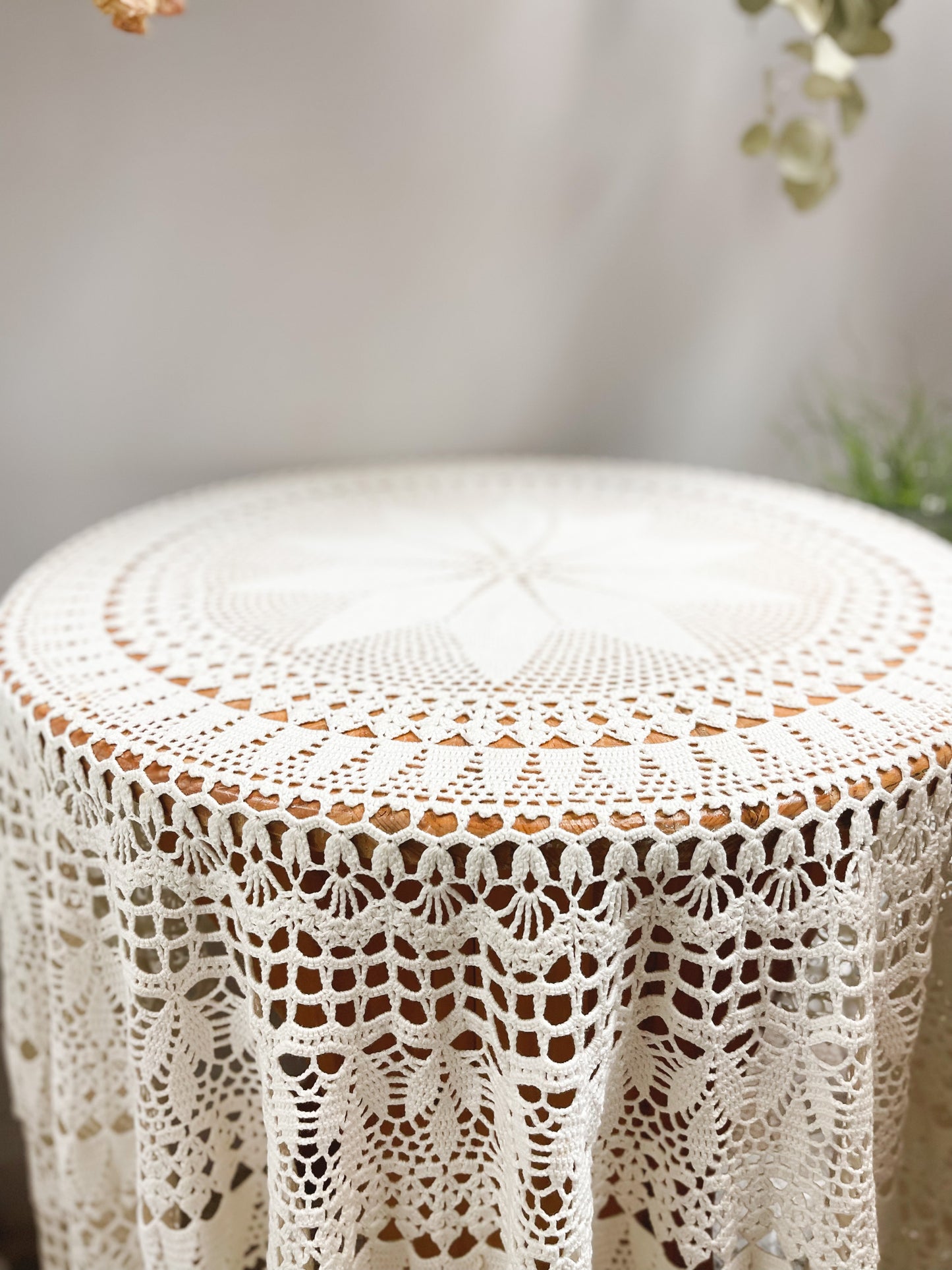 Crochet tablecloth