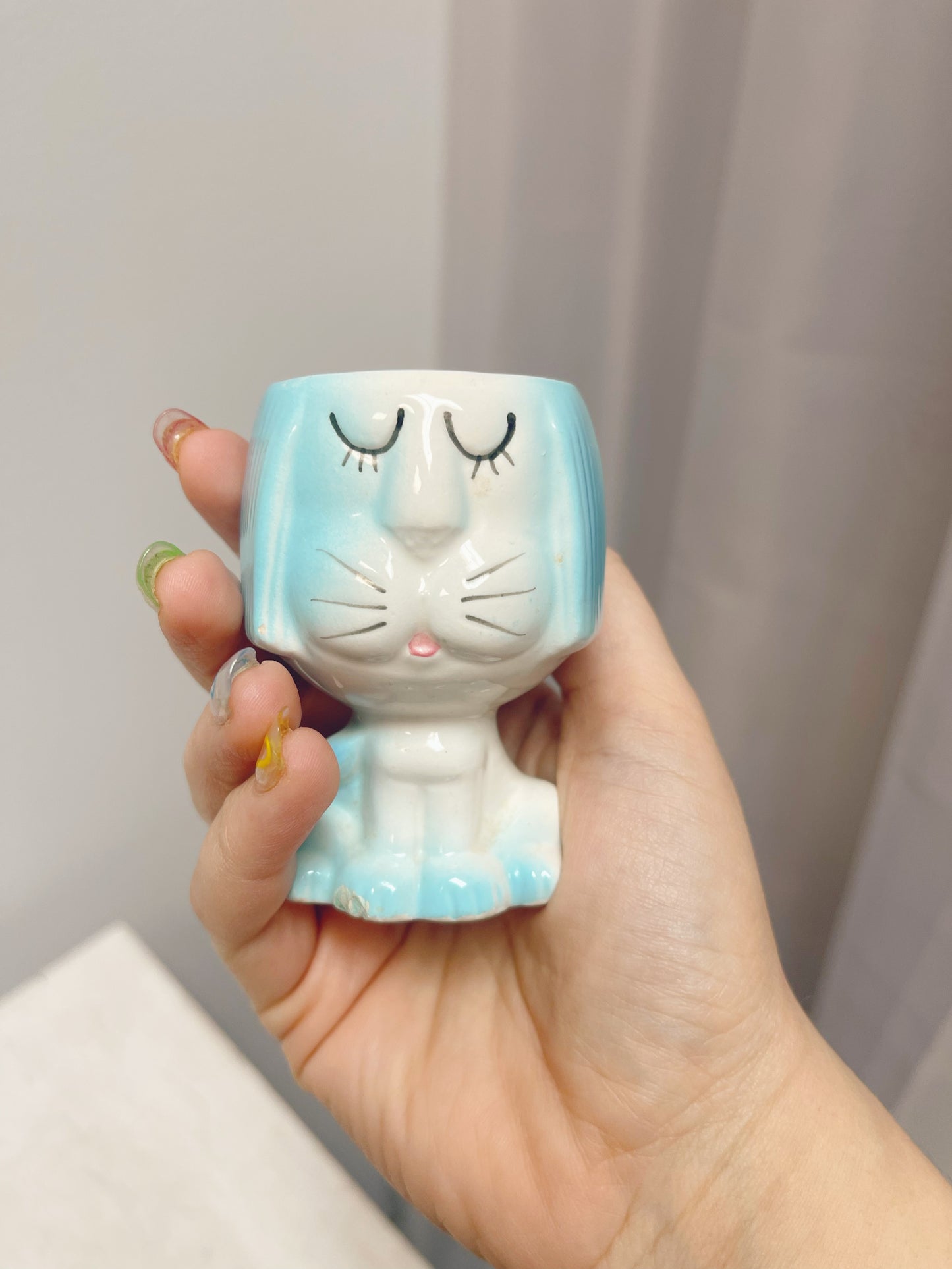 Blue Lion Egg Cup - Made in Japan