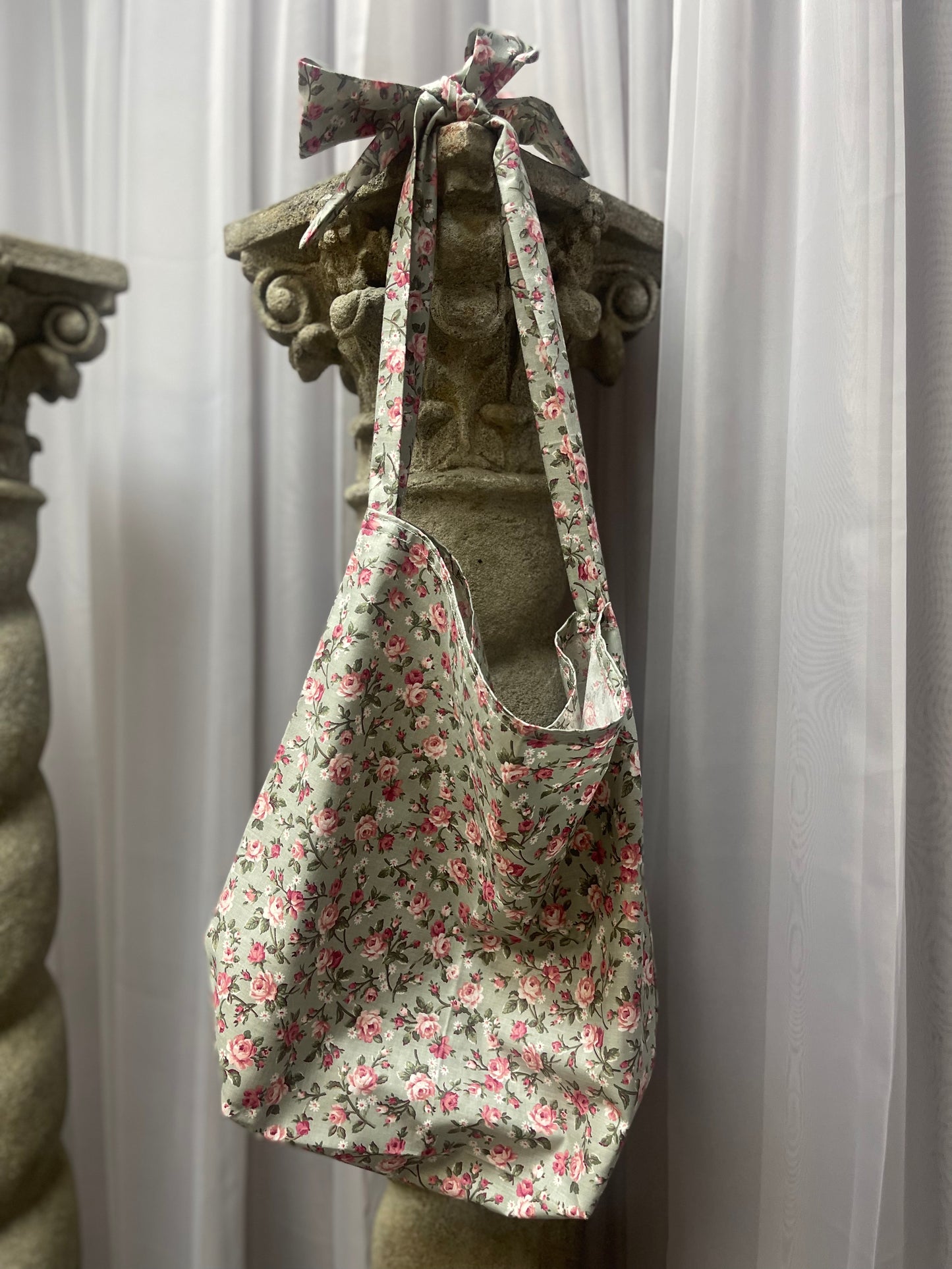 Handmade Floral Tote Bag