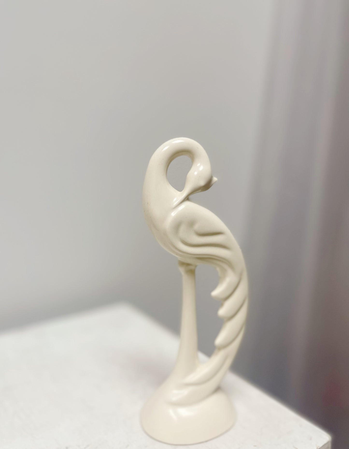 Creamware Bird Figurine