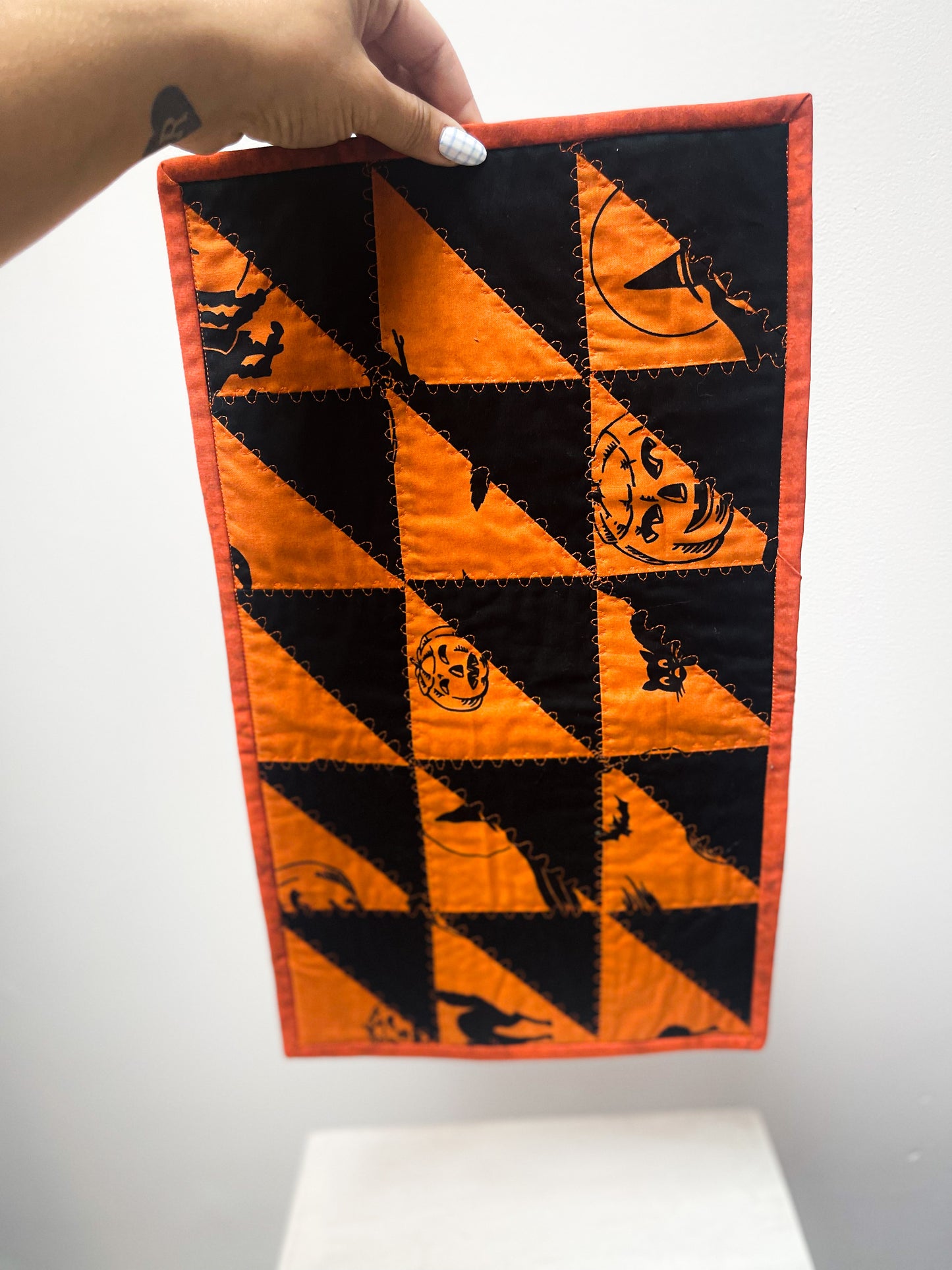 Quilted Large Halloween Trivet