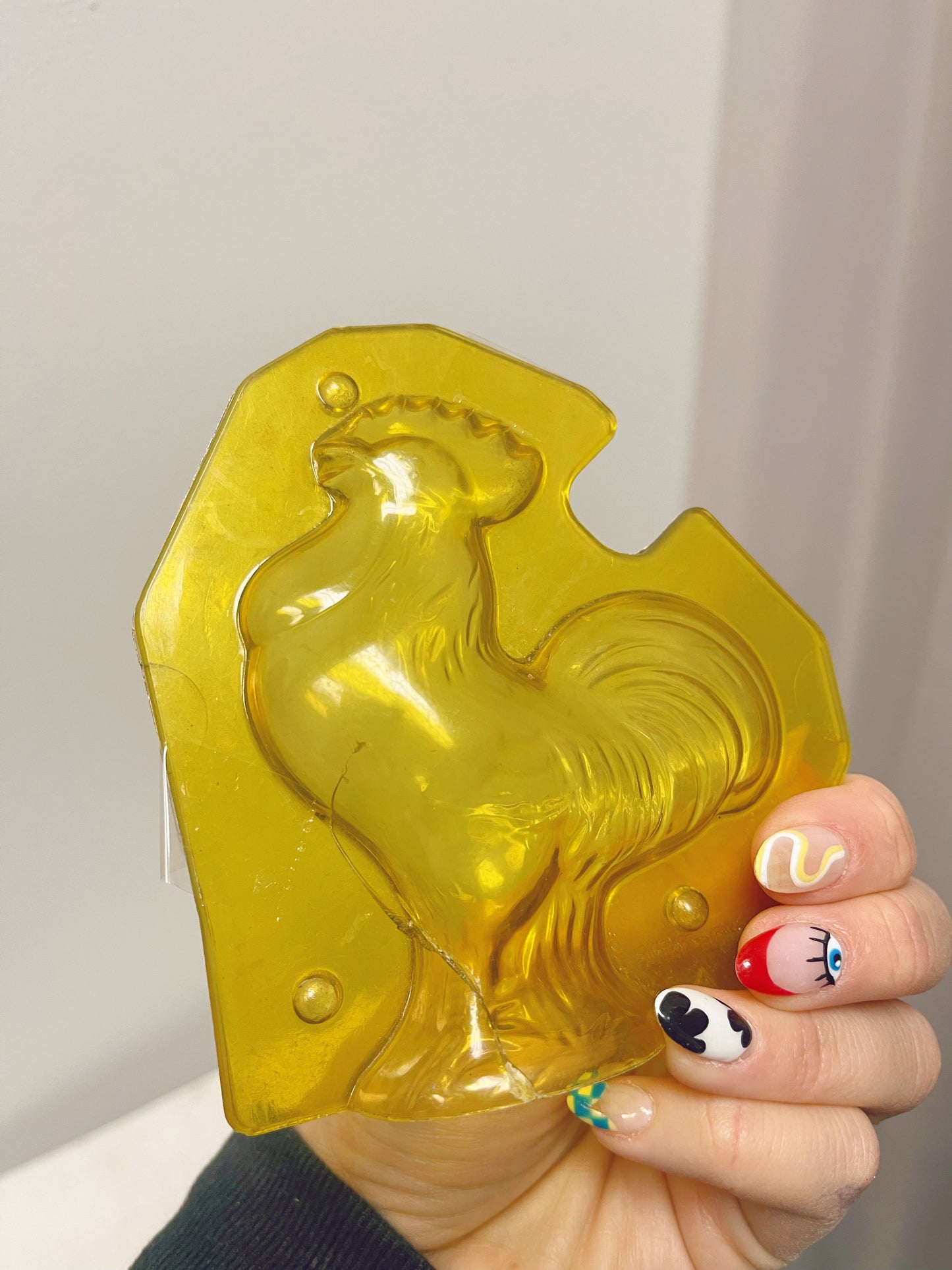 Rooster chocolate mold