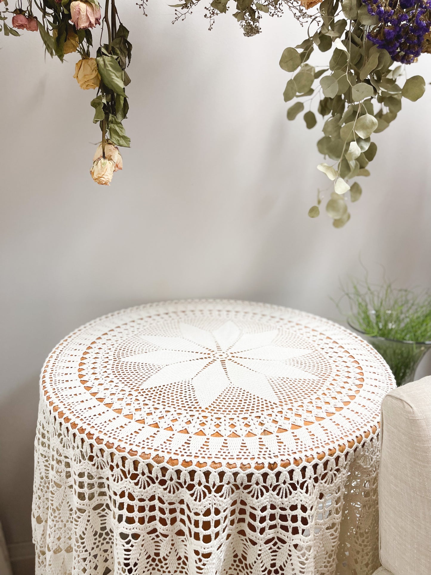 Crochet tablecloth