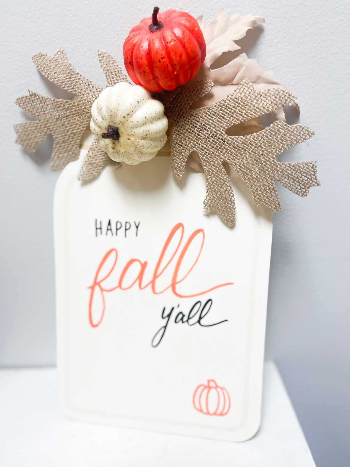 Happy Fall Y’all hand painted sign