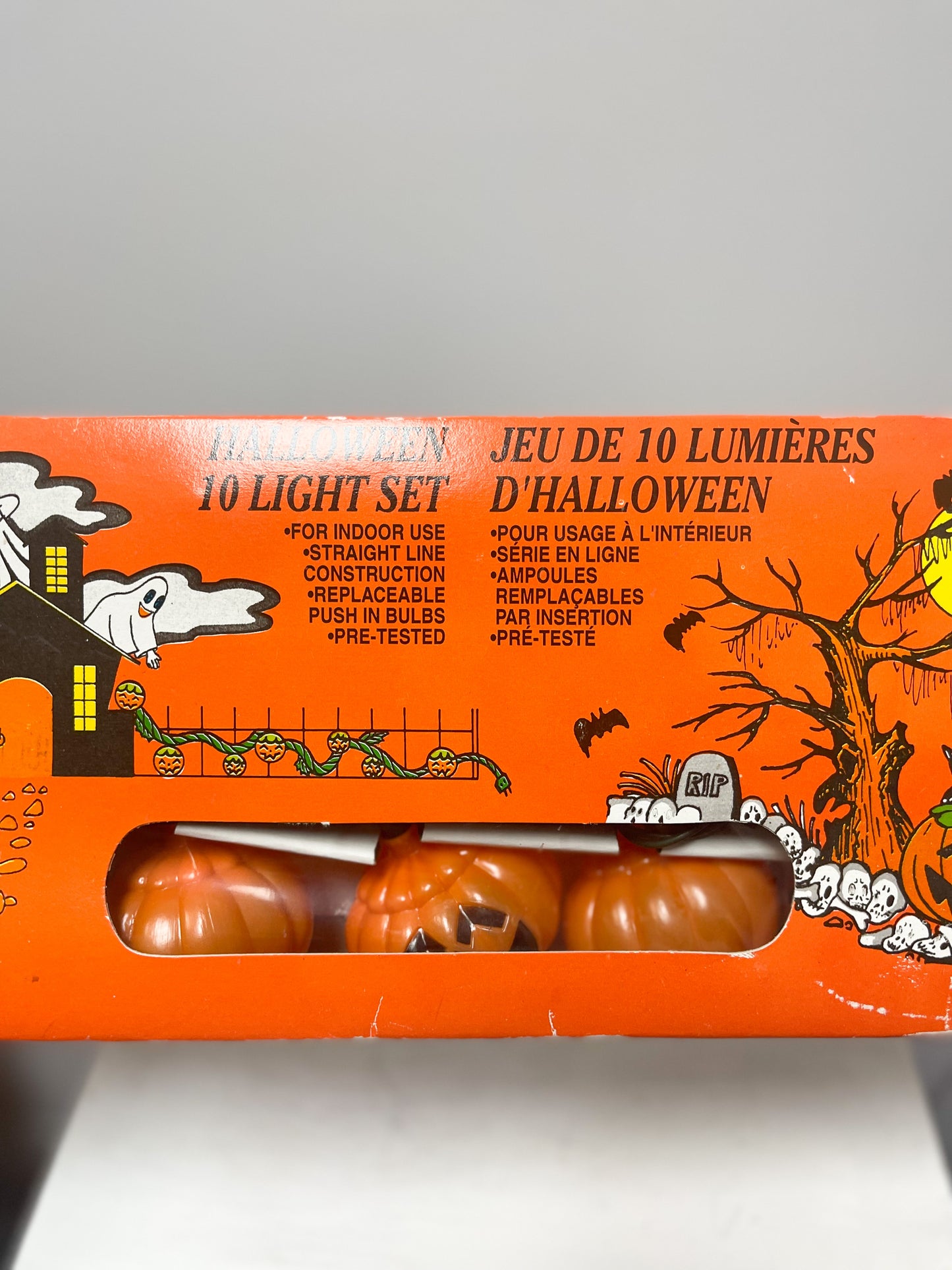 Vintage Halloween Light Set in box