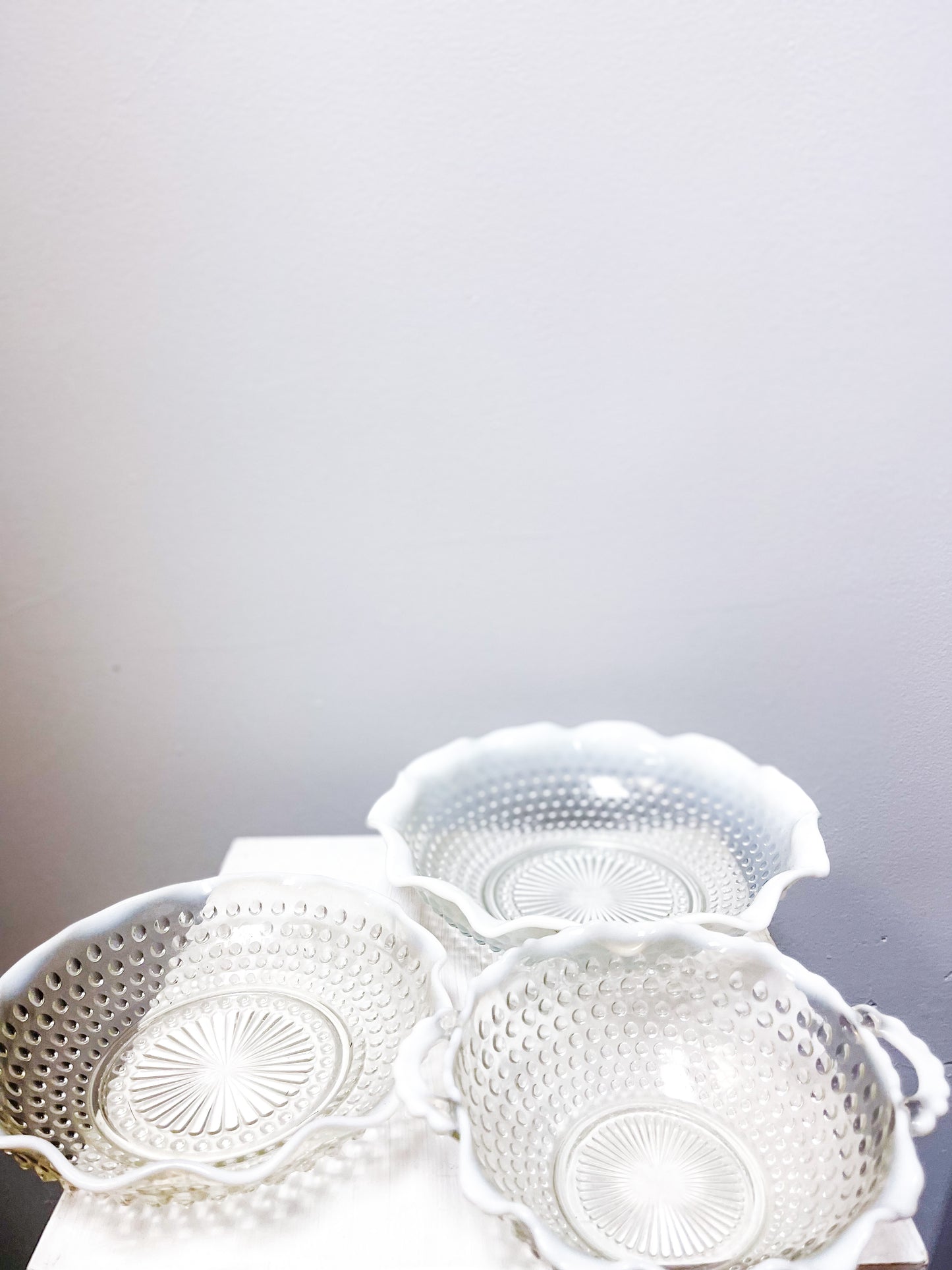 Hobnail Bowl Set