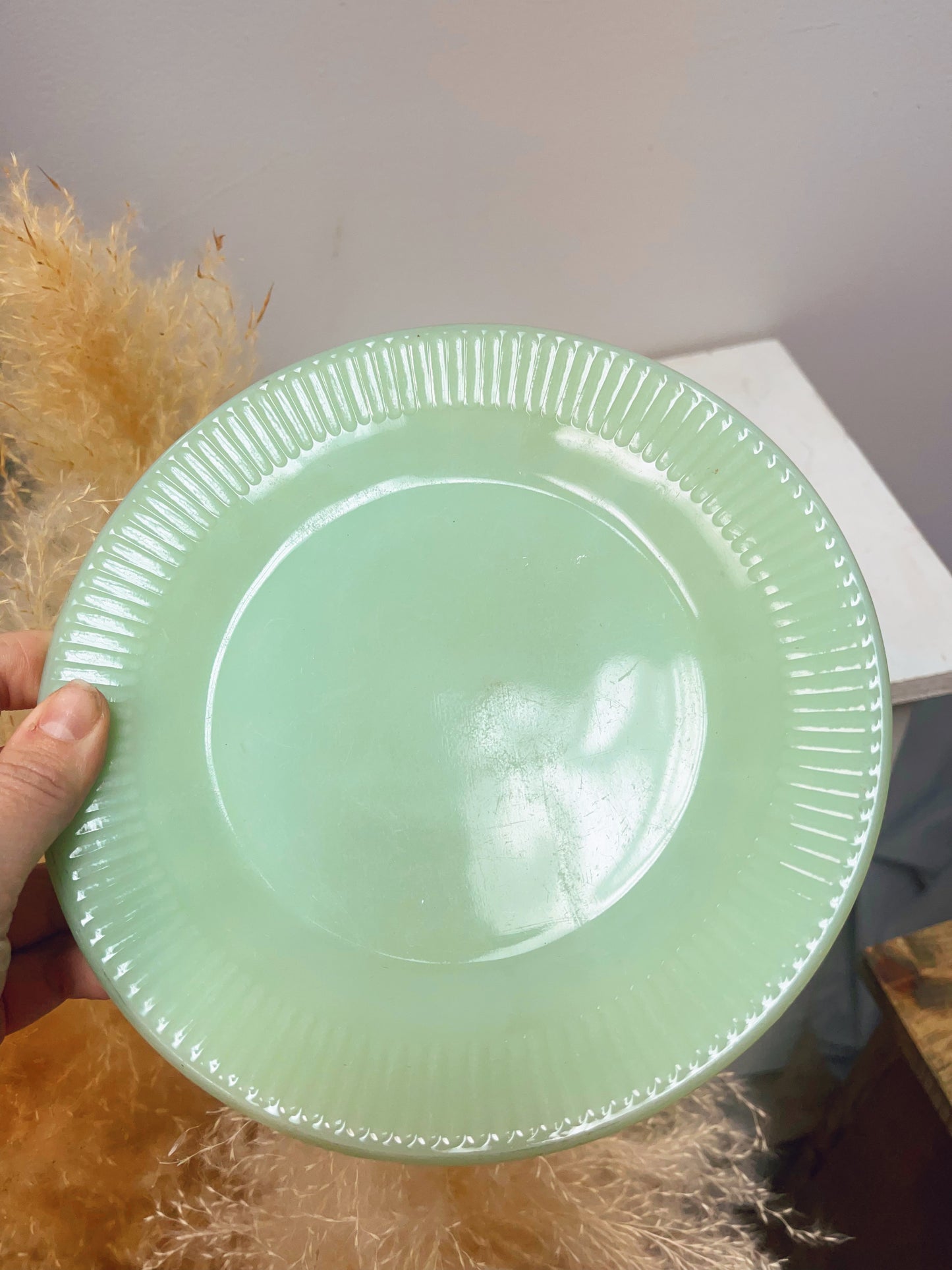 Fireking Jadeite Plates - 7.5 inches