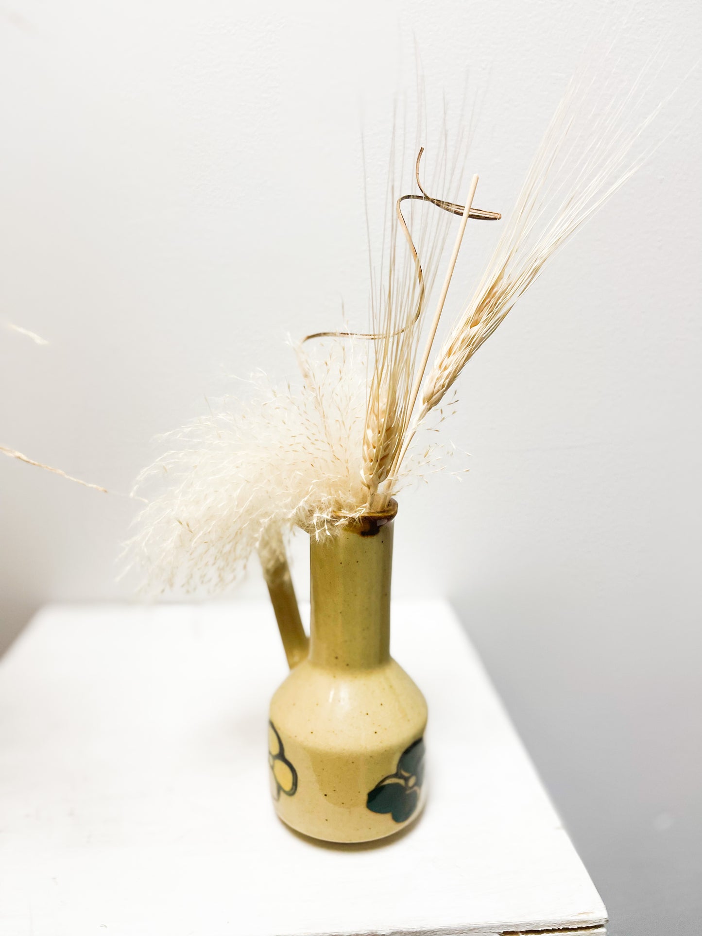 Pottery vase #2 with dried florals