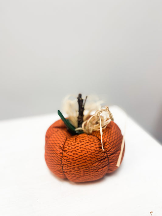 Medium Handmade Fabric Pumpkins