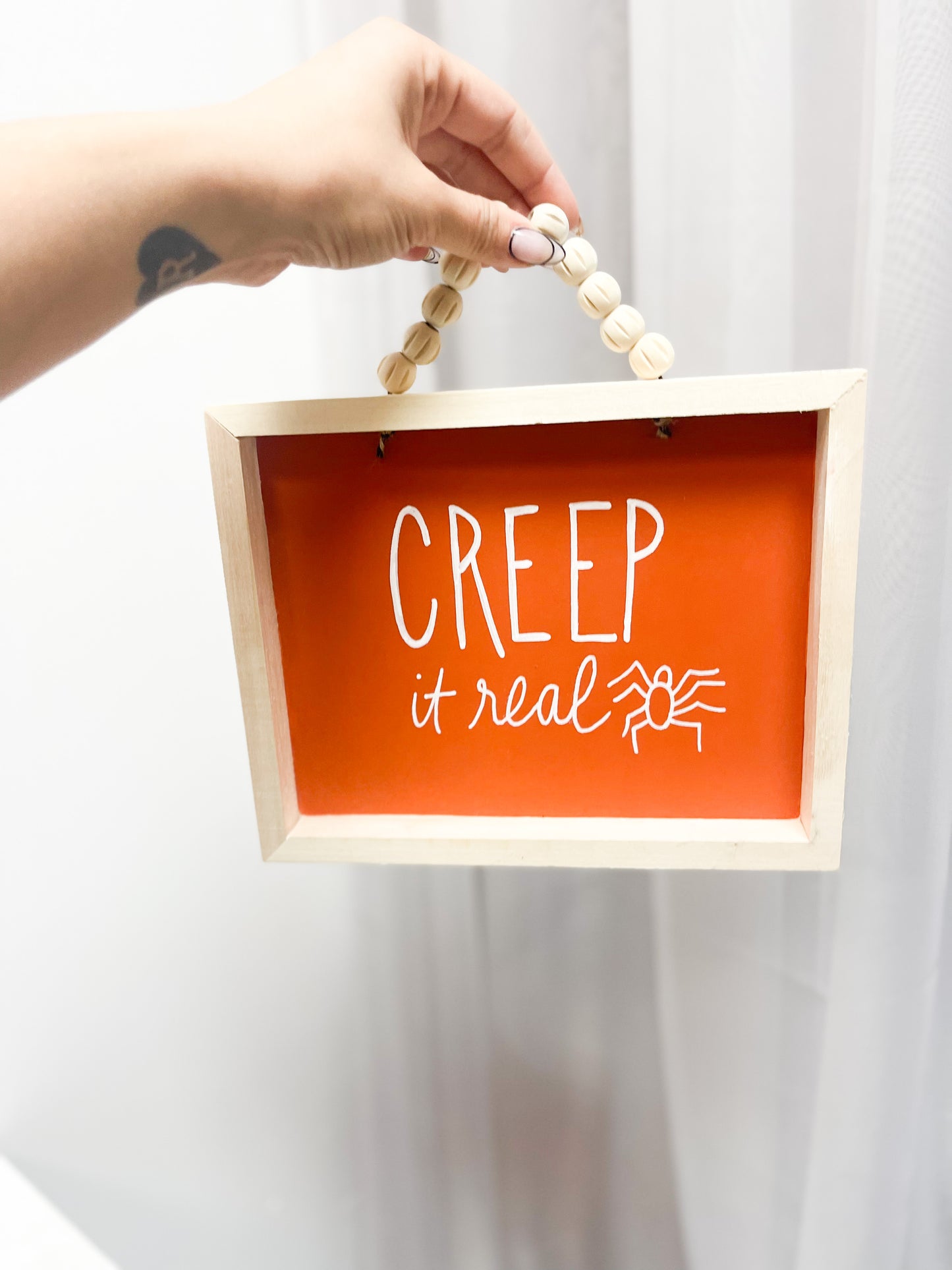 Creep It Real hand painted Sign