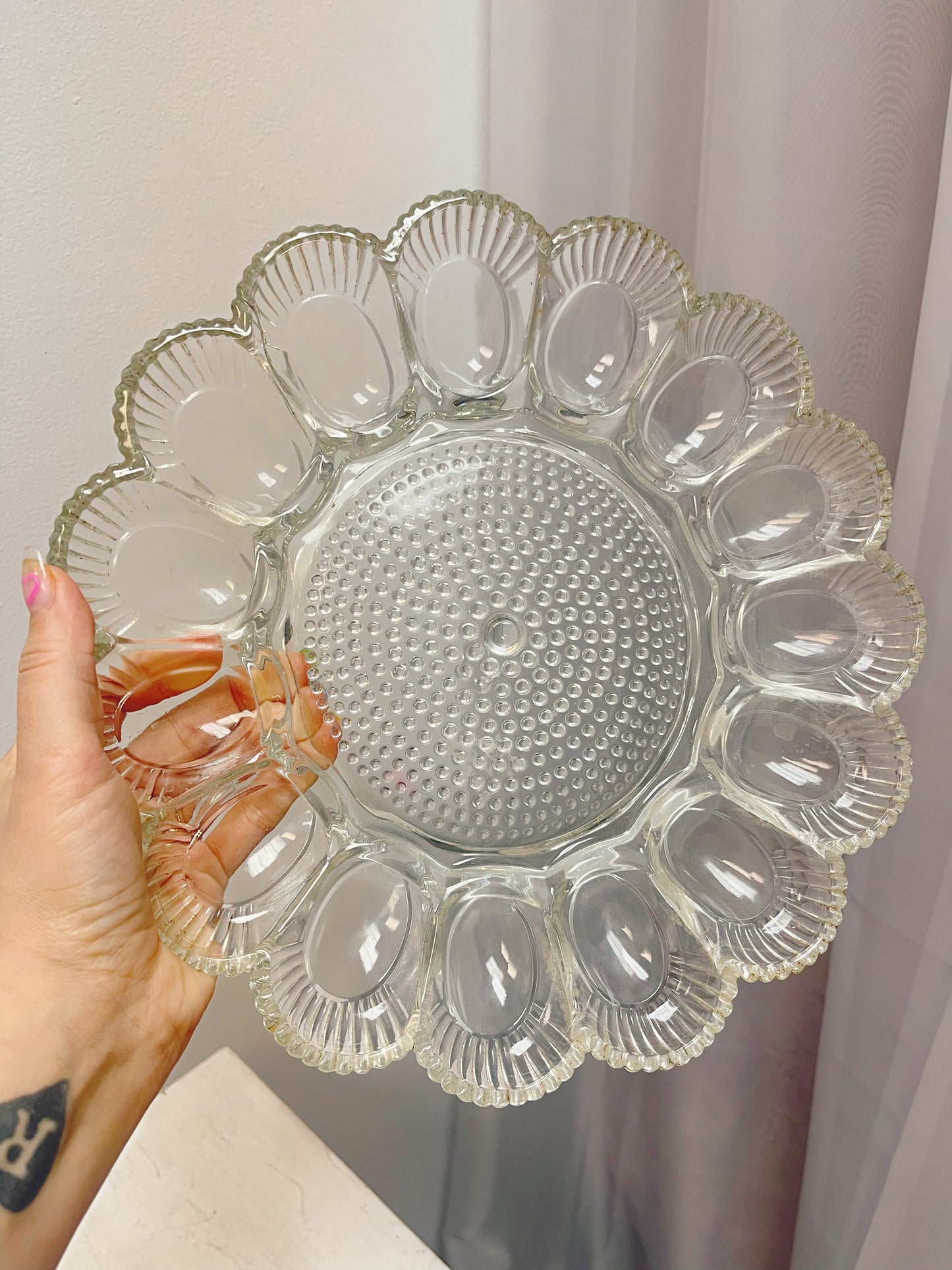 Clear Egg Plate - Style #2