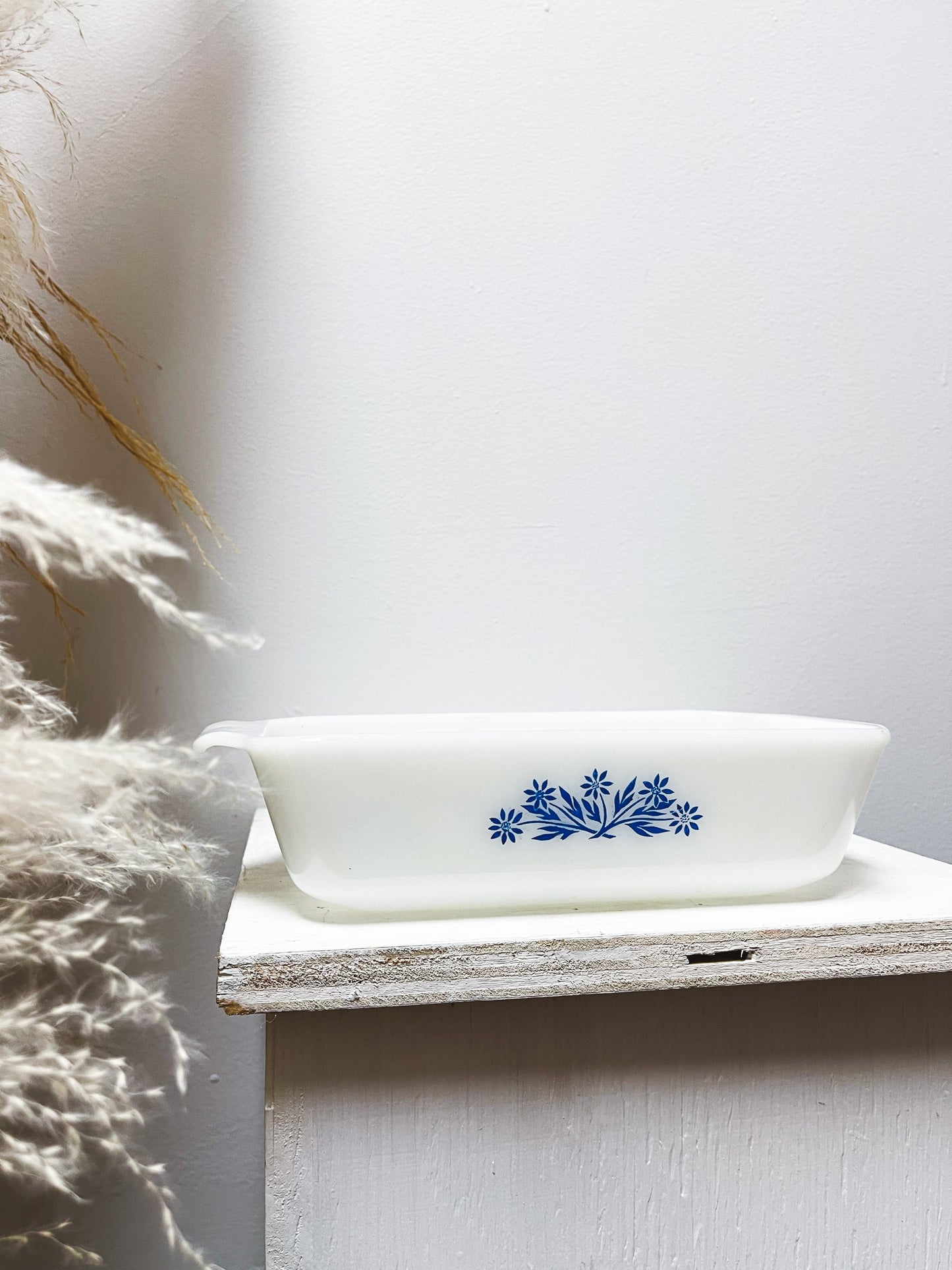 Fire King Blue & White Casserole dish