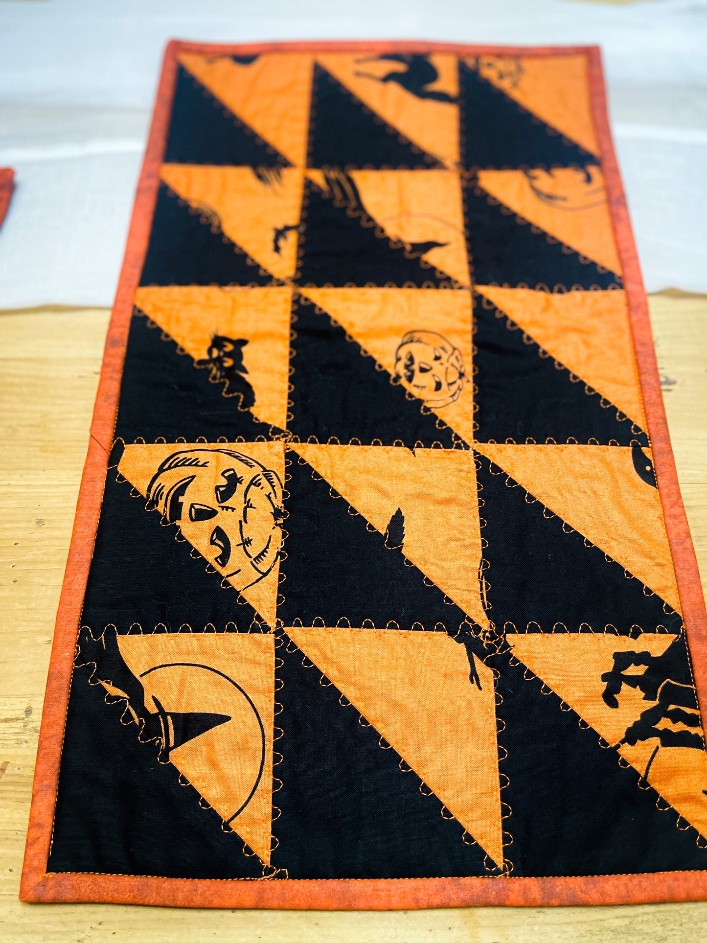 Quilted Large Halloween Trivet