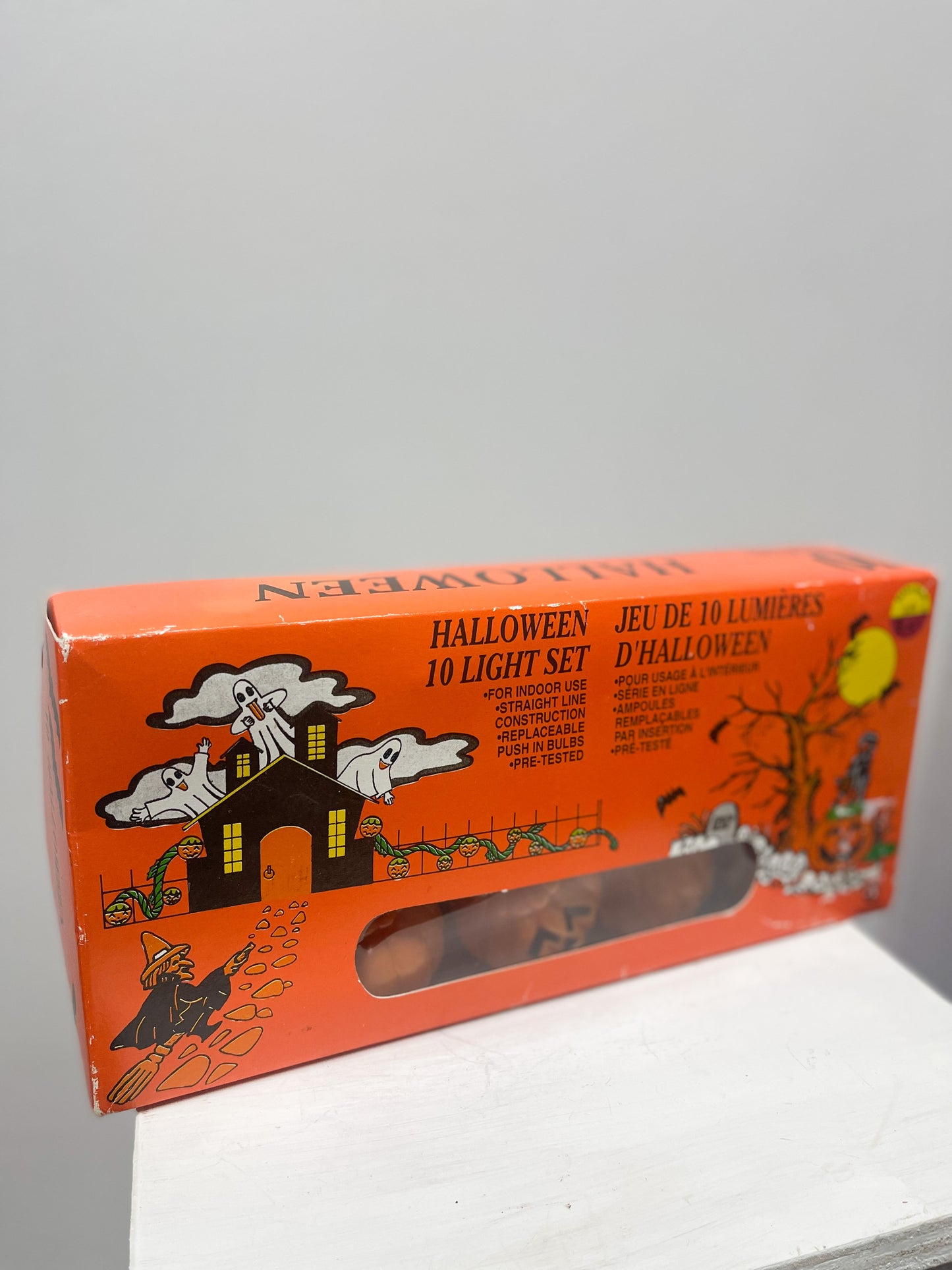 Vintage Halloween Light Set in box