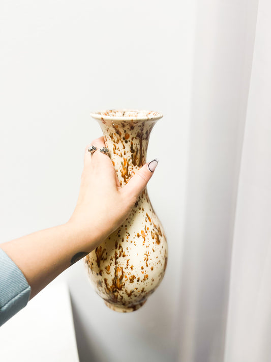 Speckled Pottery Vase