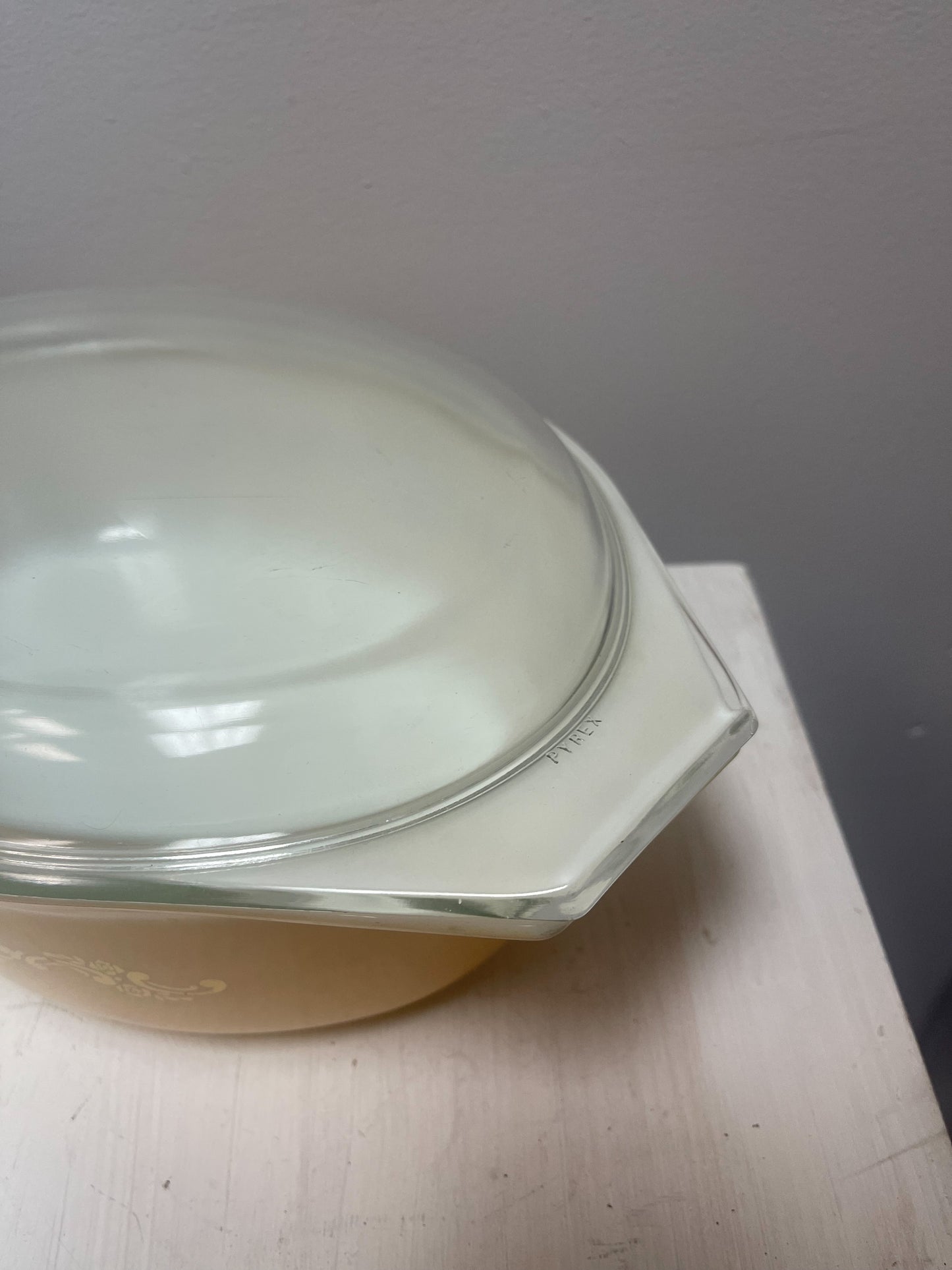 Pyrex Rose Gold Casserole #45