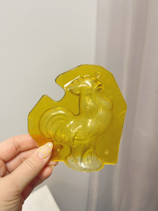 Rooster chocolate mold