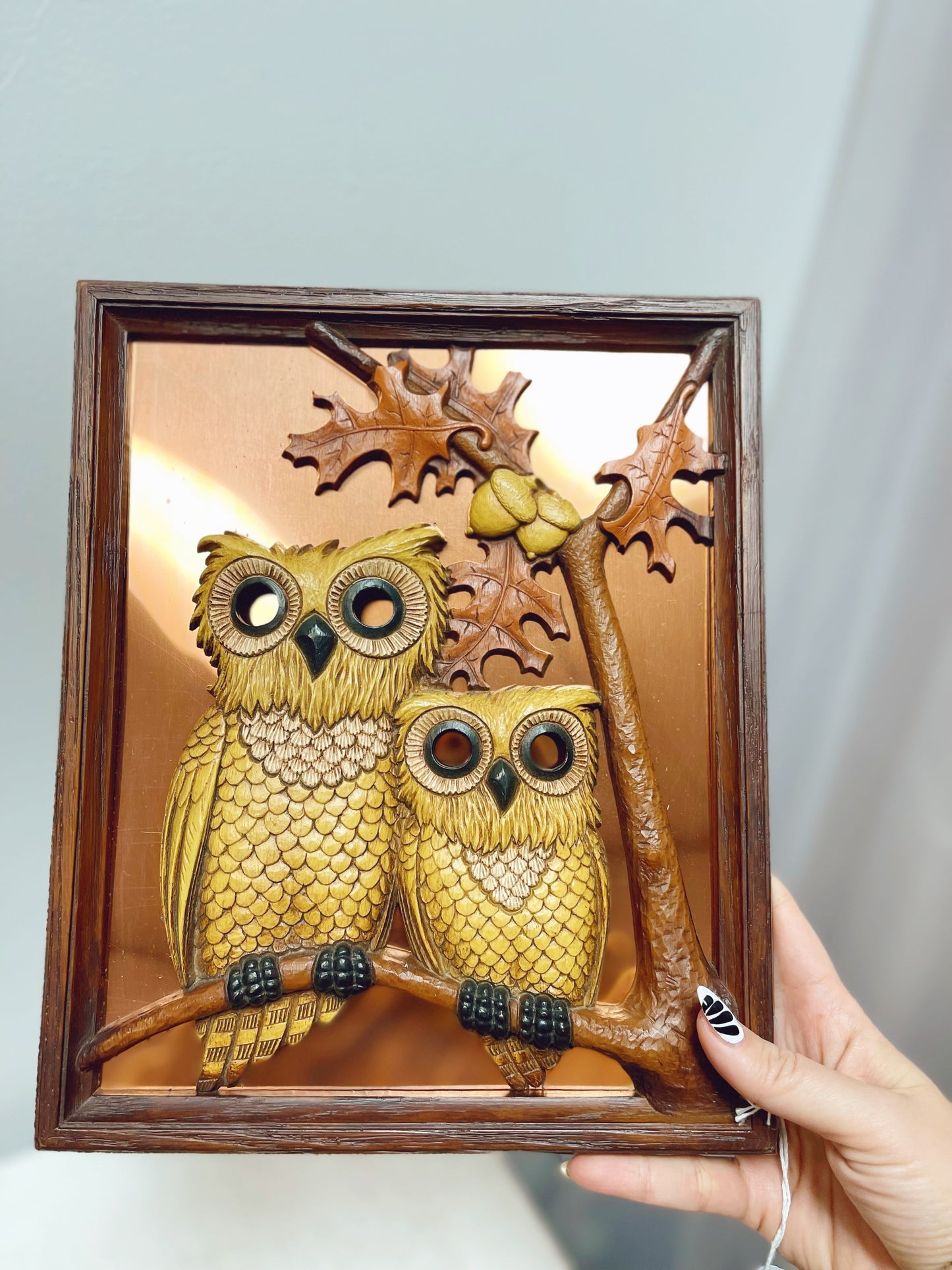 Coppercraft Owls wall art