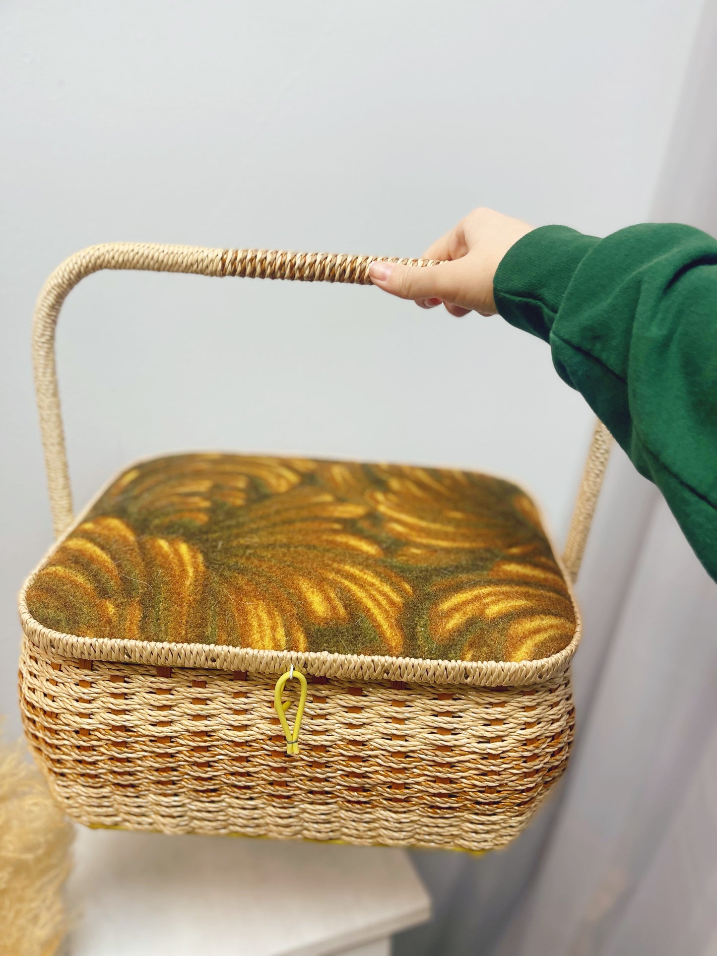 Vintage Sewing  Basket